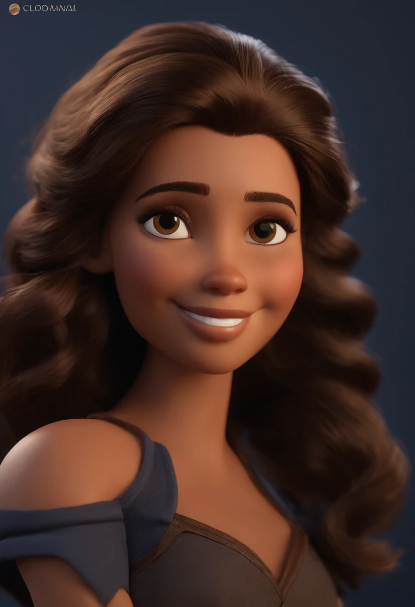 Garoto, estilo disney, tom de pele: claro: Cabelo: marrom escuro, liso, curto, penteado para o lado direito. camisa: social, Cor azul. Fundo: Gray and white gradient,Comemorando, Hands raised, sorrindo, feliz, (estilo pixar) (obra-prima:1.2) (bokeh) (melhor qualidade) (pele detalhada) (textura detalhada) (8k) (claymation) (cinematic lighthing) (foco nítido