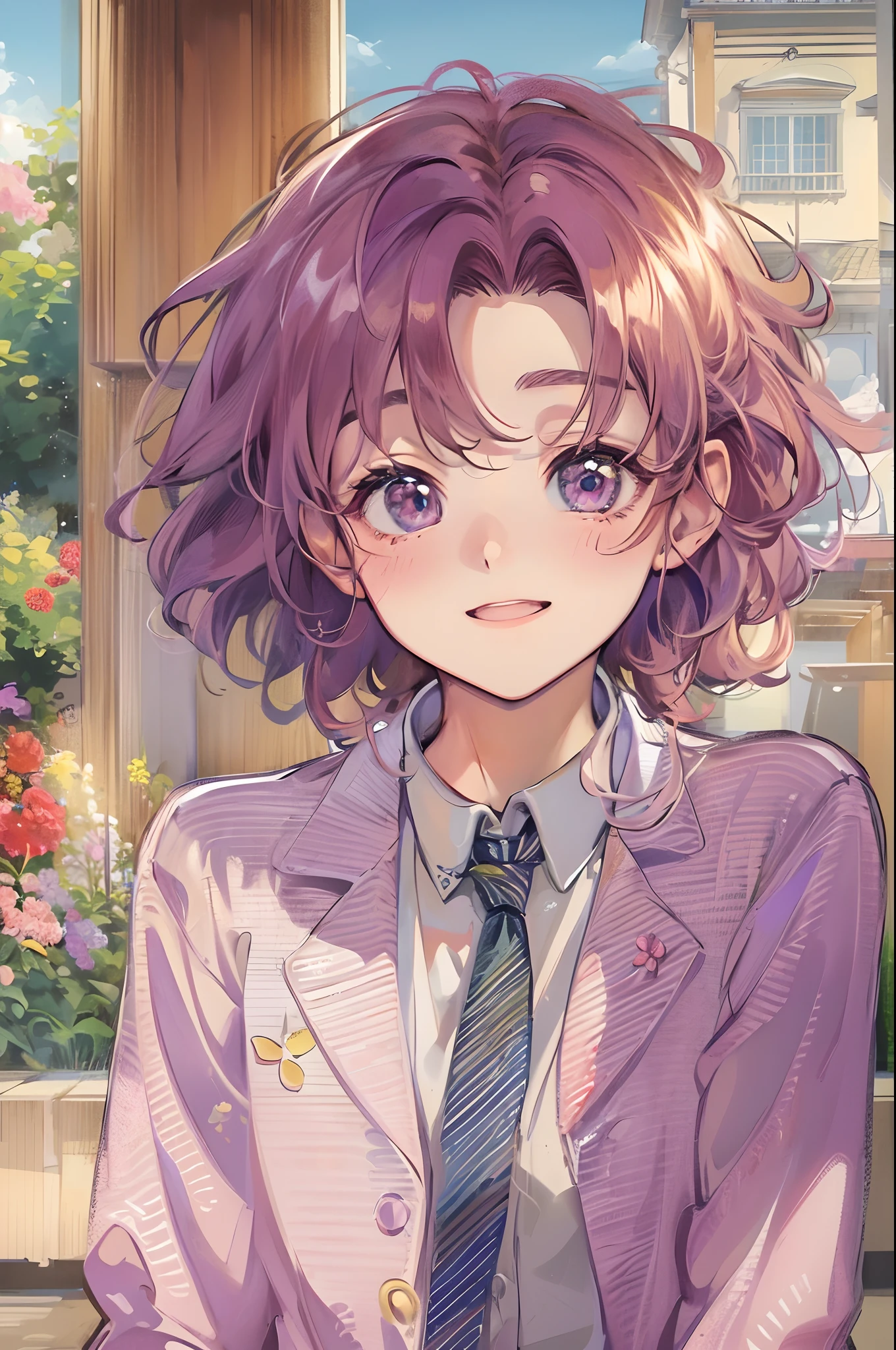 Absurdres masterpiece HDR high quality picture of a scenes from Hana yori dango anime, character is with detailed face, simple hair design , happy face, different clothes , ((random hair style:1 )) , anime eyes, light skin , 

Different outfits from anime, detailed outfit, nice background, masterpiece scenery