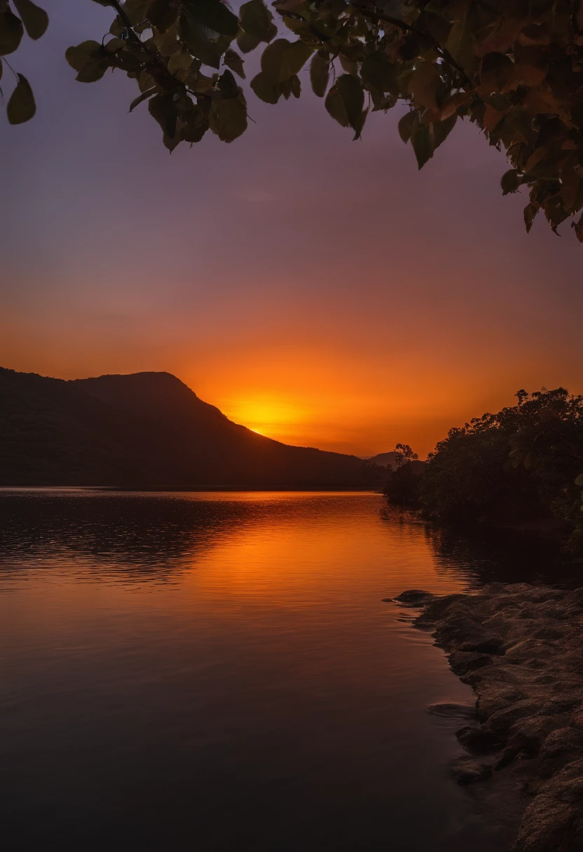 nascer do sol, horizonte, nascer do sol, alta qualidade