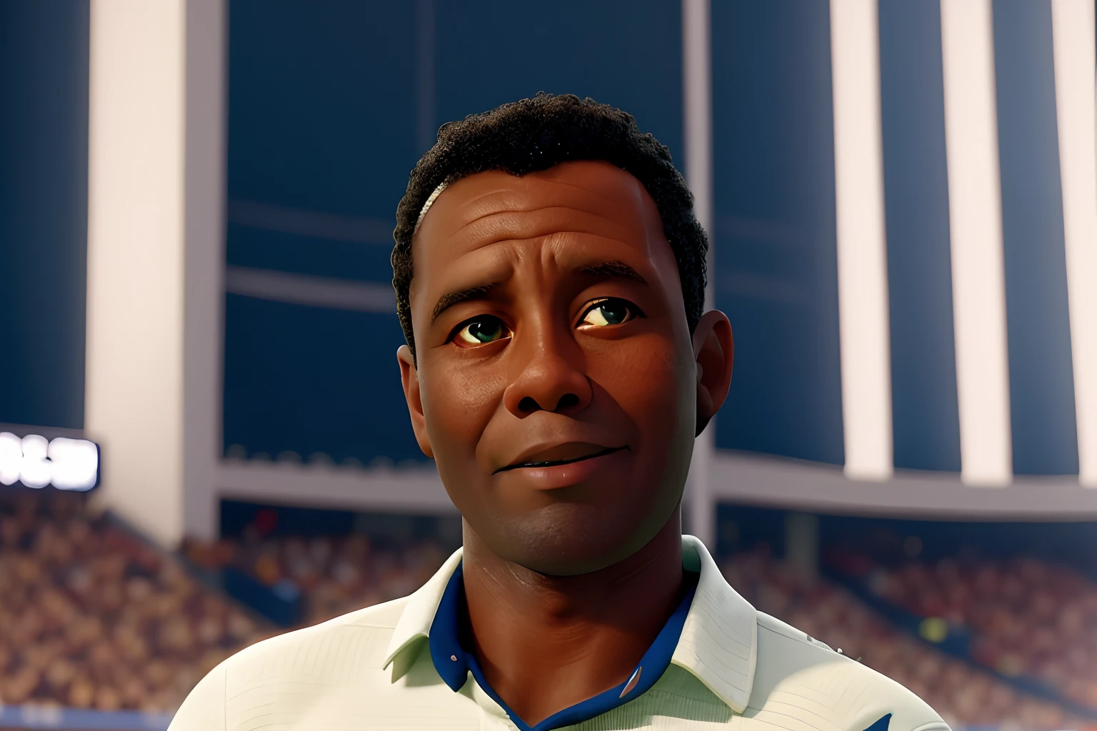 Passionate about football, he is very happy with Pelé's victory
