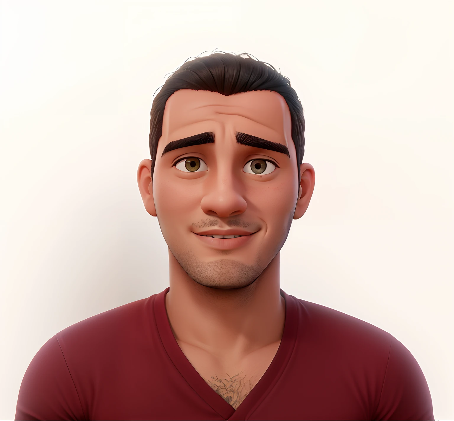 Homem de camisa vermelha em frente a uma parede branca, Mohamed Chahin, Riyahd Cassiem, Mohamed Reda, Khyzyl Saleem, Alex, taken in the early 2020s, Aykut Aydogdu, Emad Mostaque, david rios ferreira, em torno de 1 9 anos, imagem frontal, andres rios