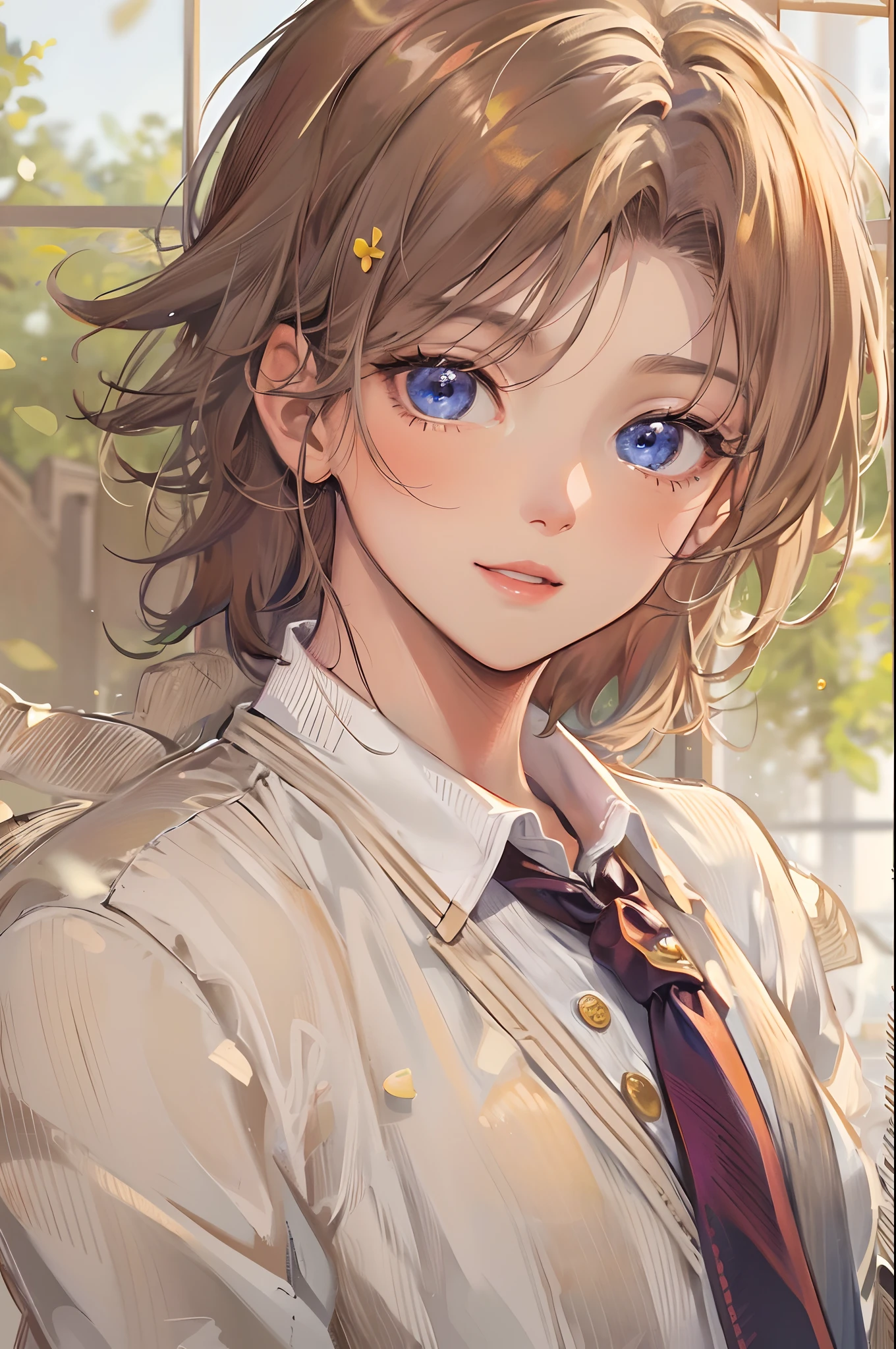 Absurdres masterpiece HDR high quality picture of a character from Hana yori dango anime, 1 character, character is with detailed face, simple hair design , happy face, different clothes , ((random hair style:1 )) , anime eyes, light skin ,
Different outfits from anime, detailed outfit, nice background, masterpiece scenery
