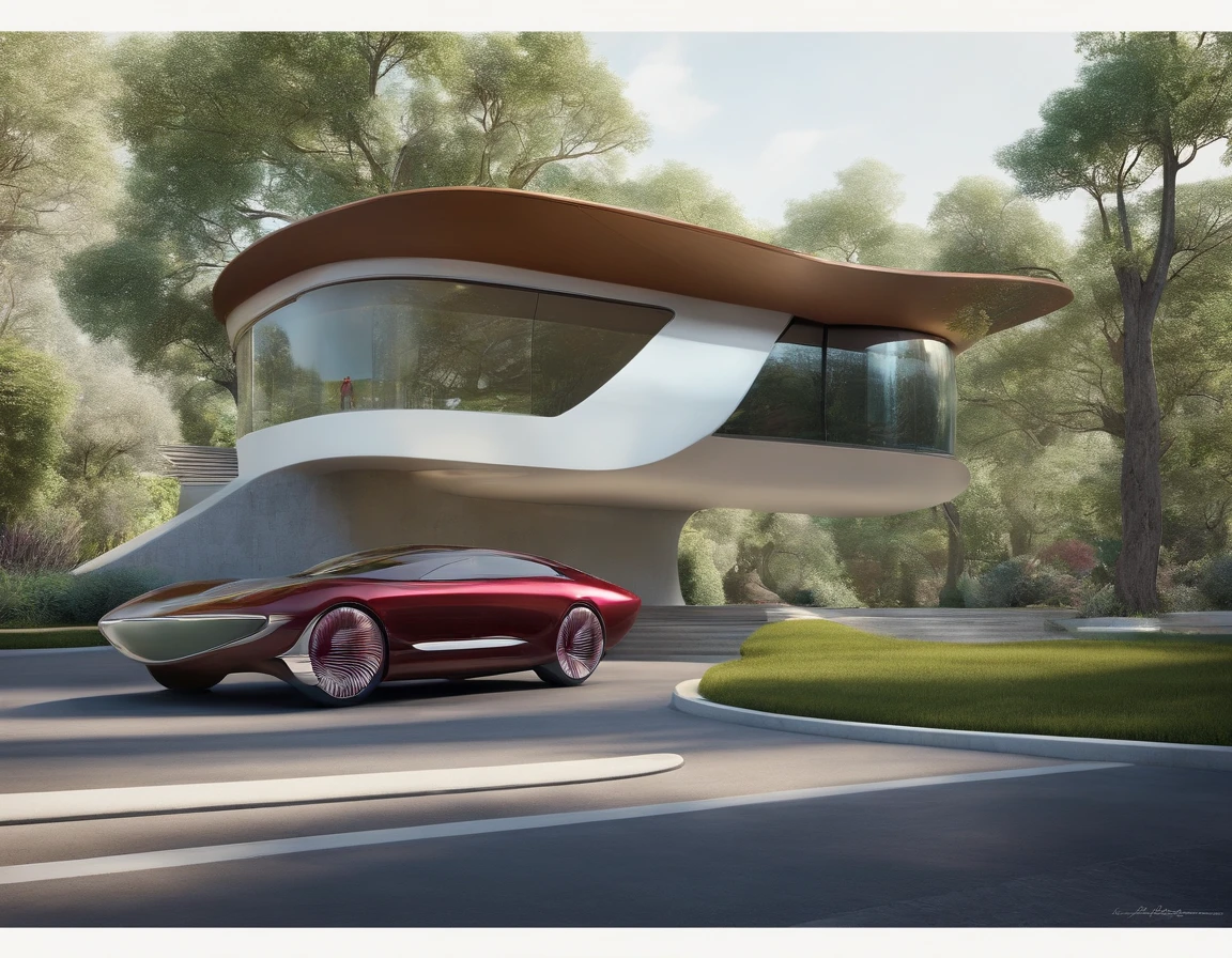Um arquiteto de sonhos futurista, mas realista, inspired by Pixar animation, de perto. The character takes center stage with captivating facial expressions, oferecendo um toque de irrealidade.