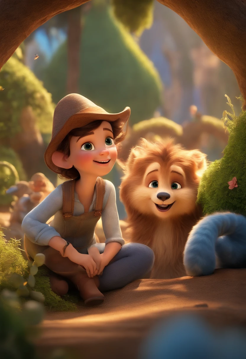 Pixar Disney, colorful animated characters, cute and lively, magical world, imaginative scenes, playful and adventurous atmosphere, exquisite details, vibrant colors, dynamic poses, iconic personalities, iconic animation techniques, heartwarming stories, creative storytelling, cinematic compositions, fantastical landscapes, magical creatures, whimsical objects, dream-like settings, playful and expressive eyes, 3D computer-generated graphics, charming and lovable characters, joyful and heartwarming moments, delightful music and sound effects, humorous interactions, inspiring and emotional narratives, visually stunning visuals, visually appealing aesthetics, immersive and enchanting experience. (best quality,4k,8k,highres,masterpiece:1.2),ultra-detailed,(realistic,photorealistic,photo-realistic:1.37), HDR, UHD, studio lighting.