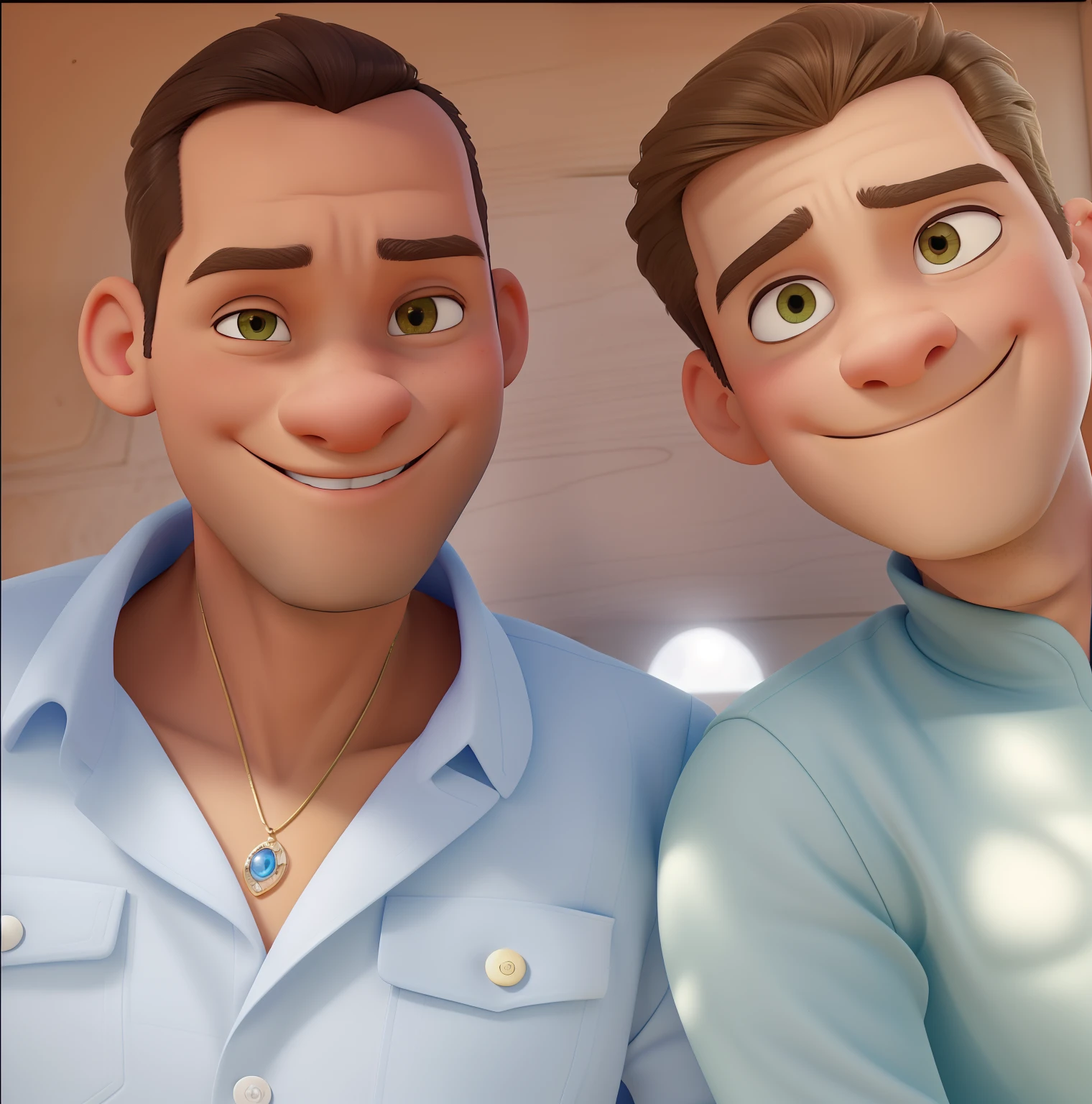 Disney Cartoon There Are Two Men Who Are Smiling At The Camera, Devagar, In Sao Paulo, Genzoman e Frank Franzzeta, edu souza, Kilian Eng e Thomas Kinkade, david rios ferreira, imagem do avatar, Directed by: Felipe Seade, Directed by: Fernando Gerassi, Directed by: Nandor Soldier, by Antonio Parreiras