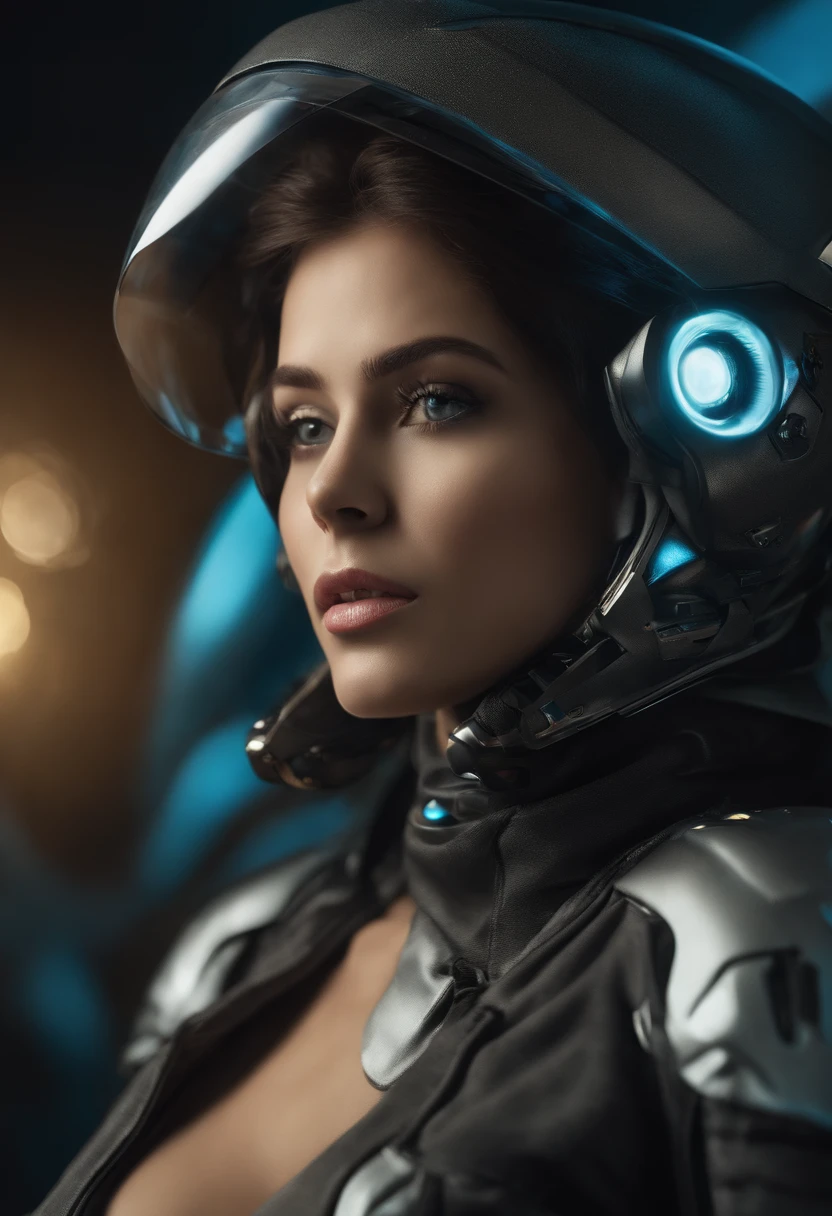 ((best quality)), (master part)), (Detalhes: 1.4), ..3d, absurd resolution, high resolution, (master part: 1.4), ultra detalhado, Menina bonita 1 pessoa, Imagem futurista da mulher, Cabelos castanhos cintilantes, Olhos castanhos bonitos, beautiful face, 20 anos, spaceship, floating, pequeno, traje espacial, spaceship, janela, futuro, dynamic pose, troca de roupa