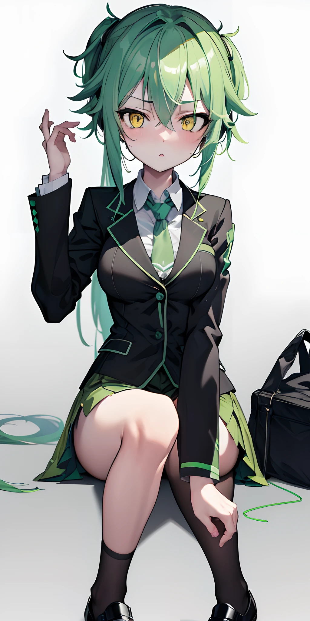 masterpiece,Highest quality,Very detailed,High resolution,4k Portraiture,8k Portraiture,Anime screenshots, Portraiture,One person,alone,Hasebe_Tōh-hsien, Long Hair,pantyhose, (green hair) ,ribbon,hair band,hair ribbon,very Long Hair,Green Eyes,bangs,red ribbon,white hair band,low-tied Long Hair, Large Breasts, Large Breasts,Huge hips,Thick thighs,(((nsfw))) , (((busty))),1girl, sensual body, Her cheeks flushed , ((vaginal sex)), back , tongue out , open mouth ,looking at viewer ,