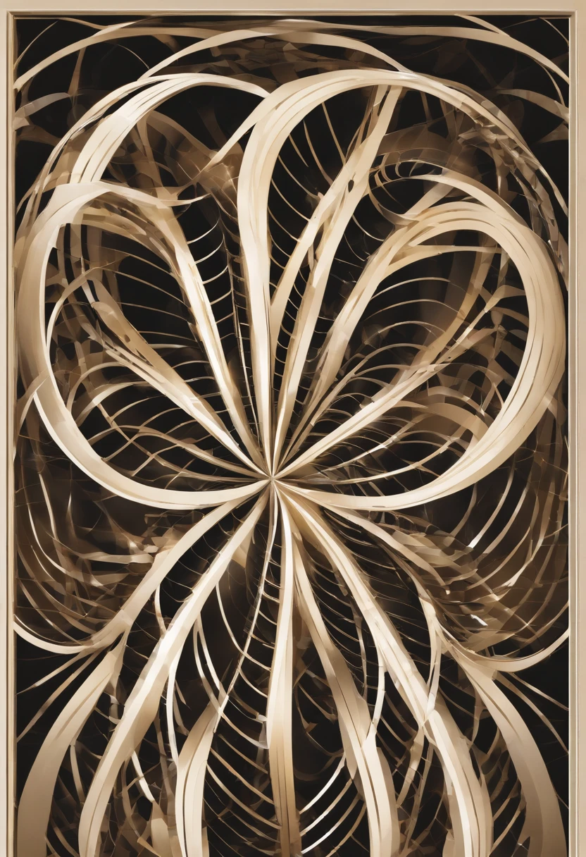 A captivating vector illustration of a standalone helical structure ascending gracefully, specifically designed with a transparent background to ensure it can be overlaid onto any backdrop seamlessly. The design should feature abstract beams of light that elegantly entwine in a pattern akin to a DNA double helix, but without any background patterns or color. The goal is to infuse the artwork with an enchanting and enigmatic allure while ensuring its adaptability across various platforms and designs.
