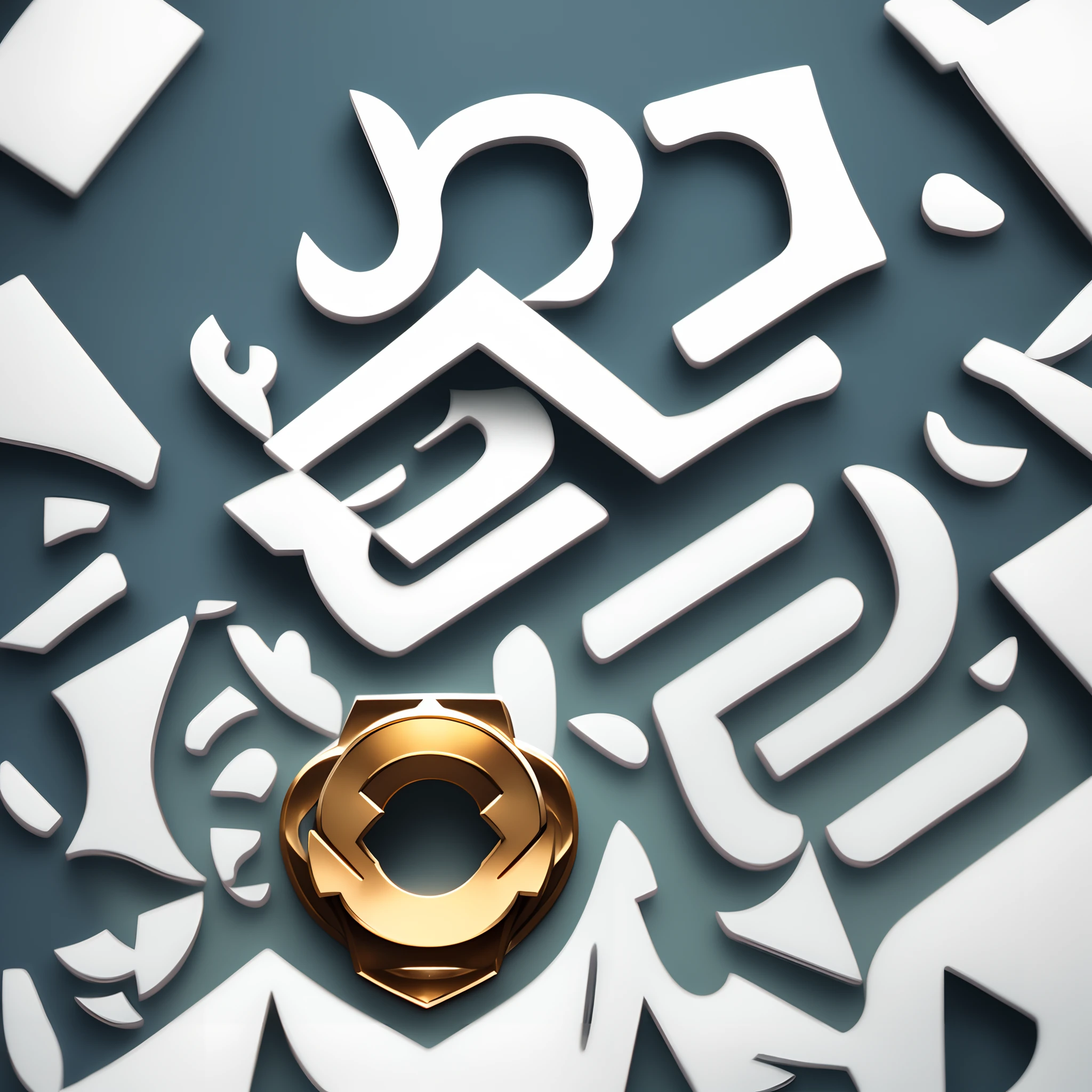 Create a logo for Instagram with the letters "CLM"