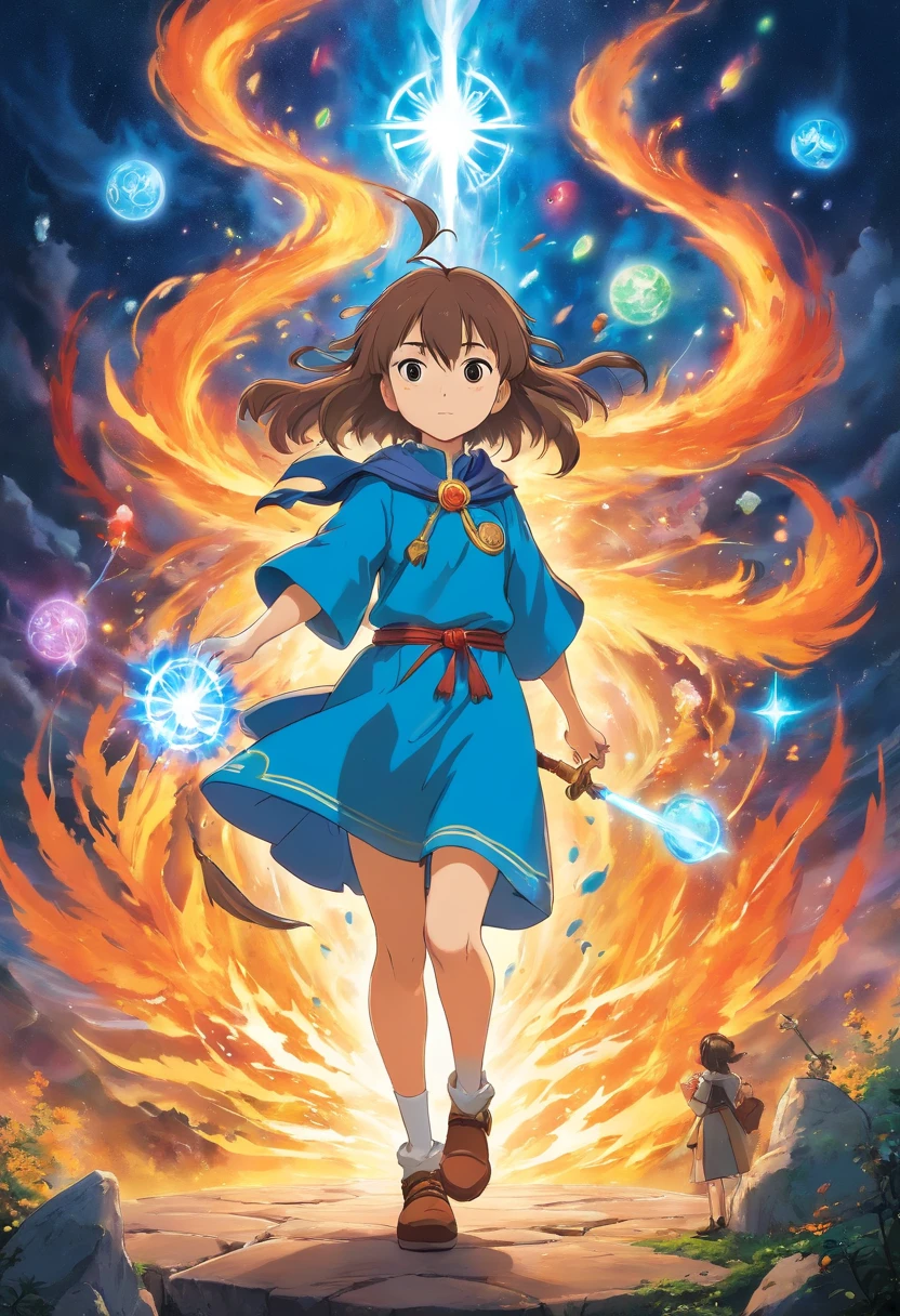 A powerful girl mage that can control all the elements and also the guardian of the planet alteria