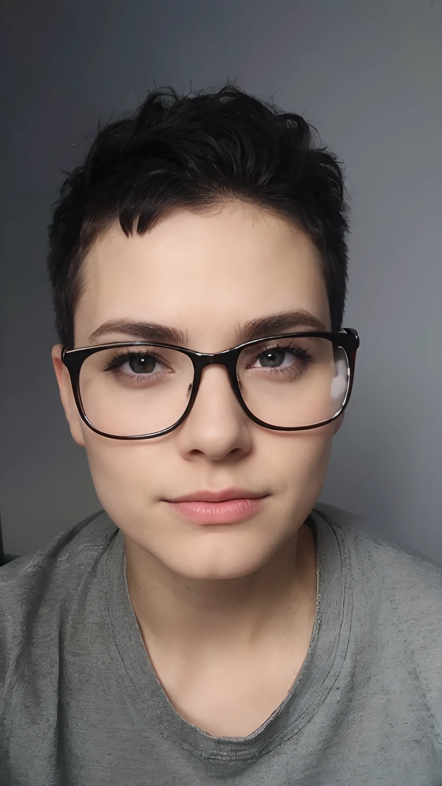 shaved hair