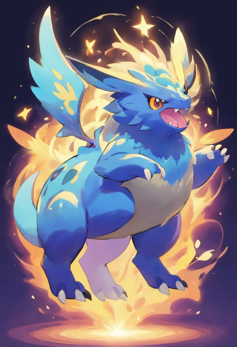 A powerful pokemon in the form of mystical beast
