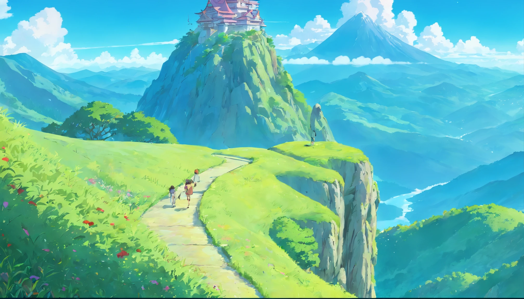 In the mountains