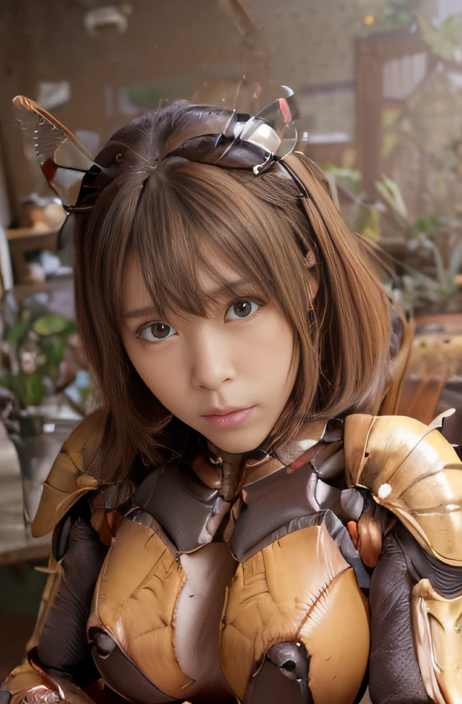 (high resolution,masterpiece,best quality,extremely detailed CG, anime, official art:1.4), realistic, photo, amazing fine details, all intricate, gloss and shiny,awesome many layers, 8k wall paper, 3d, sketch, kawaii, illustration,( solo:1.4), perfect female proportion,villainess, (fusion of dark brown cockroach and lady:1.4), (brown cockroach form lady:1.2), (brown cockroach lady:1.2), (fusion:1.2), (solo:1.4), (evil smile:1.2), muscular, abs, (cockroach brown exoskeleton bio insect suit:1.4), (cockroach brown exoskeleton bio insect armor:1.2), (brown transparency cockroach wing:1.4), (brown cockroach antennae:1.3),
