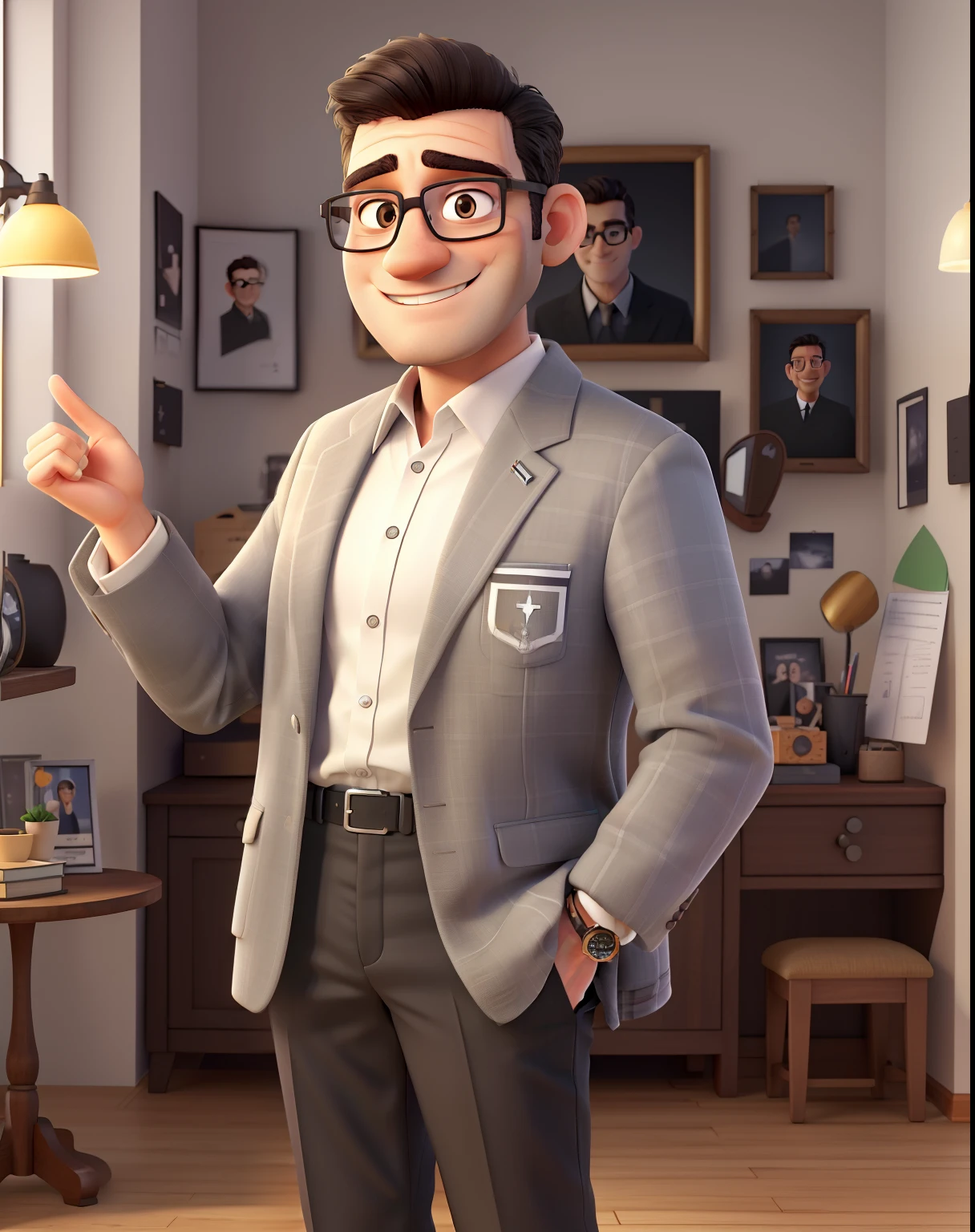 (best quality,4k,8k,highres,masterpiece:1.2),ultra-detailed,realistic,portrait,black and white,German flag,glasses,smiling man,posinig for a photo,standing,photography,detailed face,distinguished nose,sharp eyes,wearing spectacles,dark hair,fine beard,suave appearance,stylish outfit,casual attire,professional pose,confident expression,bright lighting,simple background,classic style