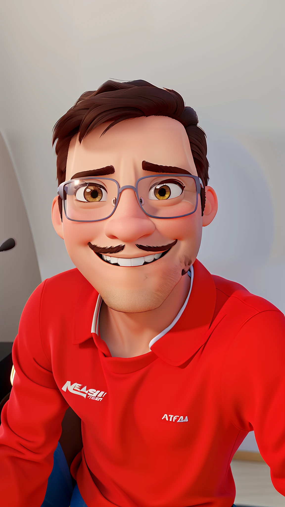 estilo Disney pixar, alta qualidade, melhor qualidade, oculos