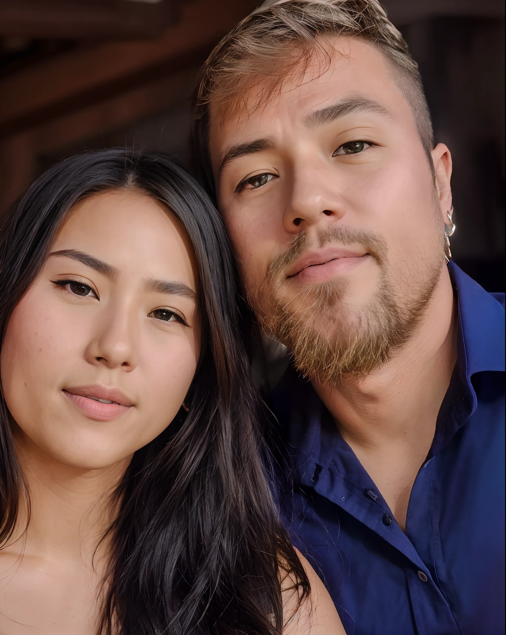 there is a man and woman posing for a picture together, retrato de casais, Retrato tirado 8 K, Fotografia selfie 8k, Retrato de duas pessoas, imagem de perfil, retrato de casal, imagem de qualidade muito baixa, Postagem no Reddit, Tyler Edlin e Natasha Tan, Fotografia tirada em 2 0 2 0, foto de perfil 1024px, Postagem 4k, 4 k post