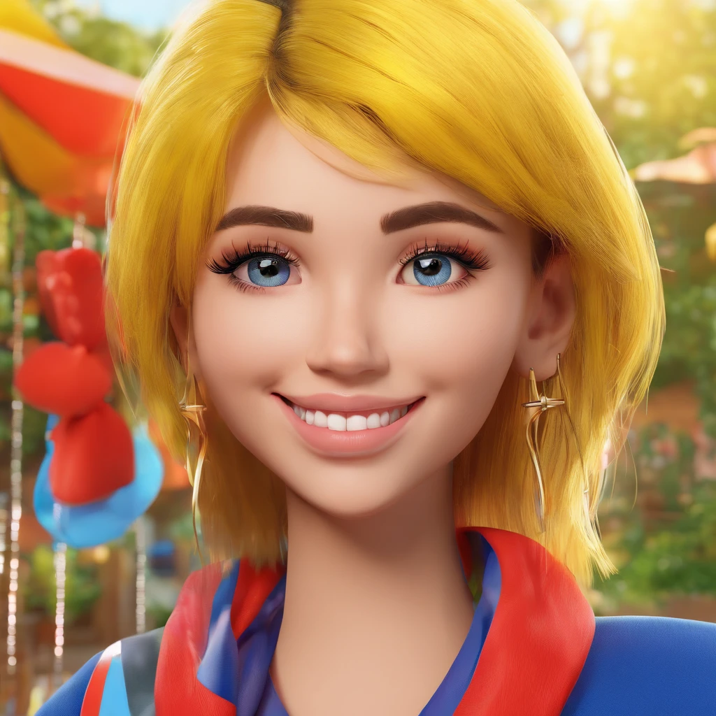 8k, best quality, 1girl, Andressa is a smiling 17-year-old human girl, com seu fiel amigo, Thor, o cachorro husky, deitados no jardim(boca fechada:1.2, Olhos bonitos, Olhos detalhados, iris detailed, beautiful lips, Nariz bonito, beautiful face),(Primary colors:1.5)