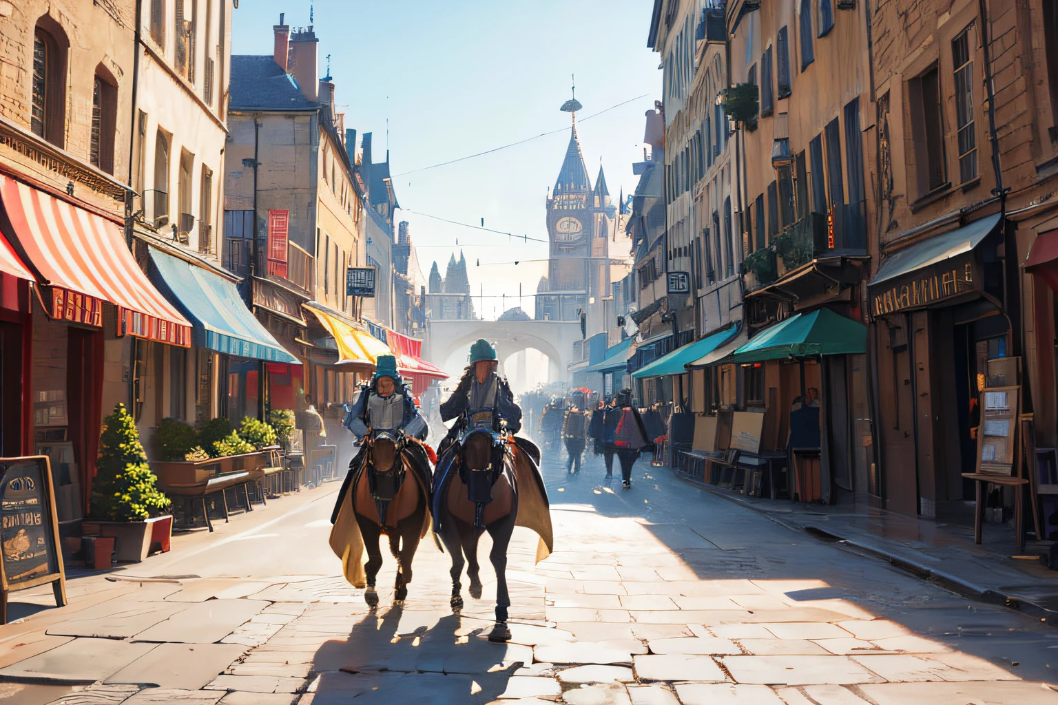 medieval times,European,the street,In the daytime,naive,boisterous