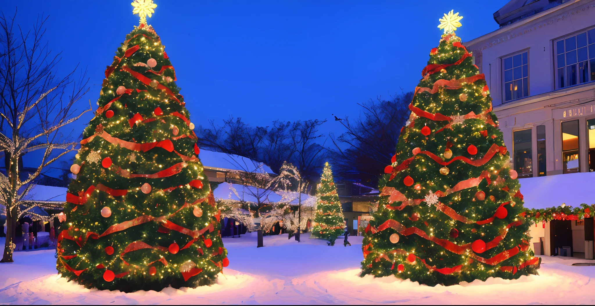 Christmas、Urban area、Big Christmas Tree、Winters、natta、unmanned