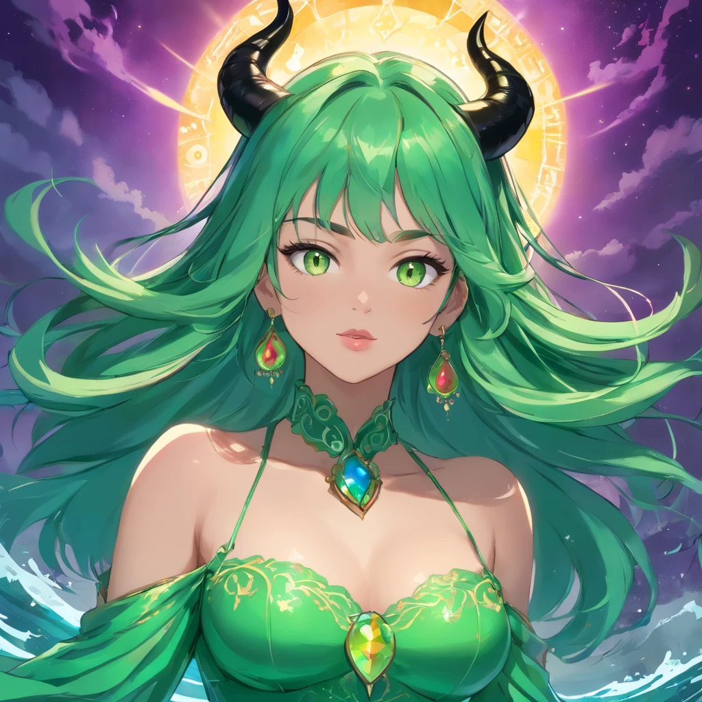 (cabelos pretos, olhos verdes:1.1) thicc succubus, (redes de pesca na altura da coxa:1.1), seductiveexpression, (belos olhos detalhados, beautiful detailed lips), (demon horns), (corpo voluptuoso), (atmosfera escura), (pose sensual), (soft lighting), (roupa provocante), (fantasia sombria), (fundo exuberante), (alta resolução, 4k), (vivid colors), (dramatic lighting), (curvas elegantes), (Charme sinistro), (erotic tones), (beleza sedutora), (temptation), (Detalhes requintados), (mytical creature), (aura sedutora), (olhar cativante), (Cabelos exuberantes), (Mysterious allure), (vibe sobrenatural), (sensual presence), (Charismatic femininity), (silhueta encantadora), (energia sedutora), (ambiente provocativo), (Charme da fantasia), (mystical seducer), (carisma intenso), (fascinating fascination), (figura hipnotizante), (enchanting elegance), (magnetic grace) usando vestido forrado de pele