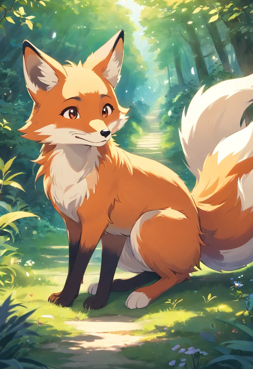 In the realm of a vibrant and whimsical anime world, Behold the mesmerizing spectacle of foxes, Reminiscent of adorable characters adorning animated landscapes. With wide, Expressive eyes, Glitter with mischievous sparkles, The fox stares directly at the viewer, Capture their hearts in an instant.
This anime fox is、Has a fun blend of anthropomorphic features and soft, Furry aesthetics. The contours of its face reflect that of humans, Adds a touch of adorable charm. Its cheeks are decorated with rosy shades, Gives a gentle warmth to the overall look.
This anime-style rendering of the fox is、It depicts exquisite attention to detail. Fines, The delicate lines exude a sense of dynamism and individuality, Invite viewers to delve into this fascinating world. The vibrant colors used to express its rich fur are、It ranges from a bright orange hue that fades to a creamy white at the tip of the fluffy tail.
The joy of this fox's expression is contagious, A subtle smile dances on its lips. It invites a sense of playfulness and curiosity, It entices viewers to explore the depths of its whimsical world.
This amazing artwork is、It gracefully blends the charm and innocence of anime-style illustrations with the seductive nature of the fox. It captures the essence of loveliness with exhilarating bursts of color and the spirit of animation, It transports the viewer to a realm where fantasy and reality converge in a harmonious dance