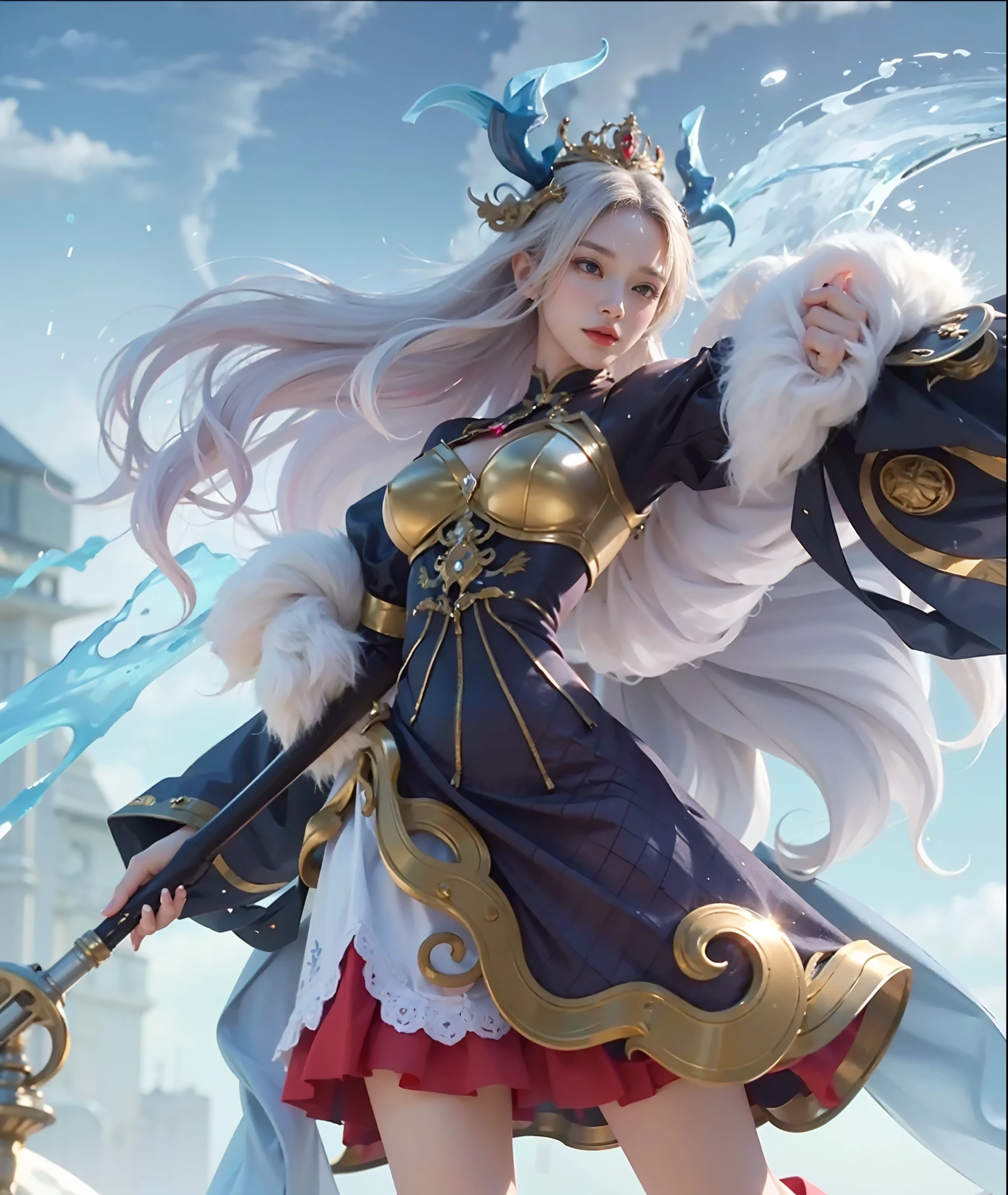 a close up of a girl , detailed strands of hair , big booobs , shadowbringers cinematic, 4 k detail fantasy, a beautiful fantasy empress, game cg, xianxia fantasy, xianxia hero, 2. 5 d cgi anime fantasy artwork, cinematic goddess close shot, ruan jia and artgerm, wow 4 k detail fantasy, hyper-detailed fantasy character, high definition, hyper- detailed,perfect, fantastic, detailed facial and body skin texture, detailed vagina (pussy), detailed eyes . ultra realistic, ultra detailed