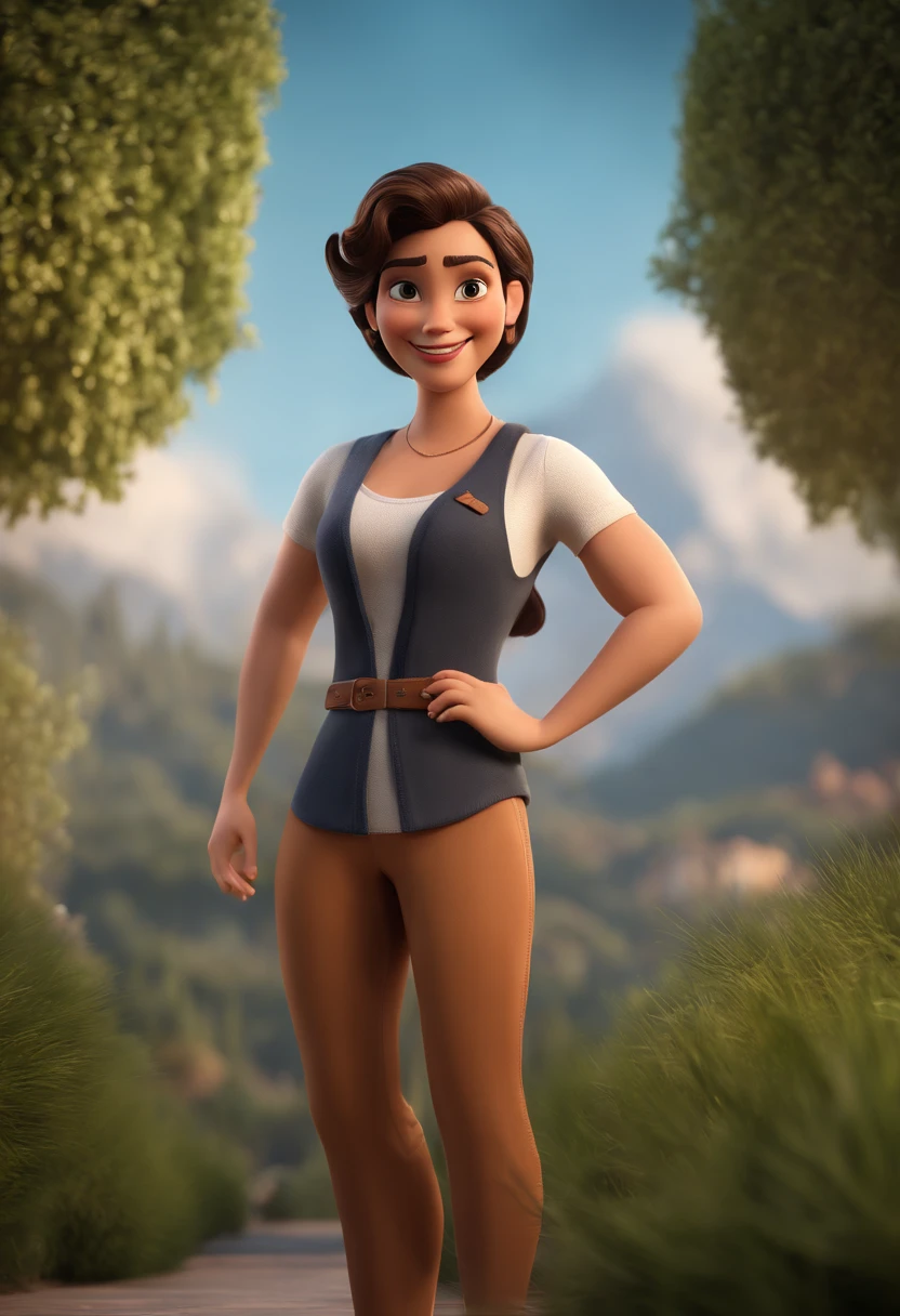Personagens de desenho animado de um casal, dois personagens animados, Caracteres estilizados, animation style rendering, 3D estilizado, Arnold Maya render, 3 d render stylized, toon render keyshot, Personagem 3D, Personagem 3D, 3d rendering stylized, 3 d character render, personagem de desenho animado, Personagem de close up, Pose de personagem, (Estilo Pixar) (master part:1.2) (Bokeh) (best quality) (pele detalhada) (textura detalhada) (8k) (argila) (Cinematic lighting) (foco nítido，Senta e vaza a parte superior do corpo
