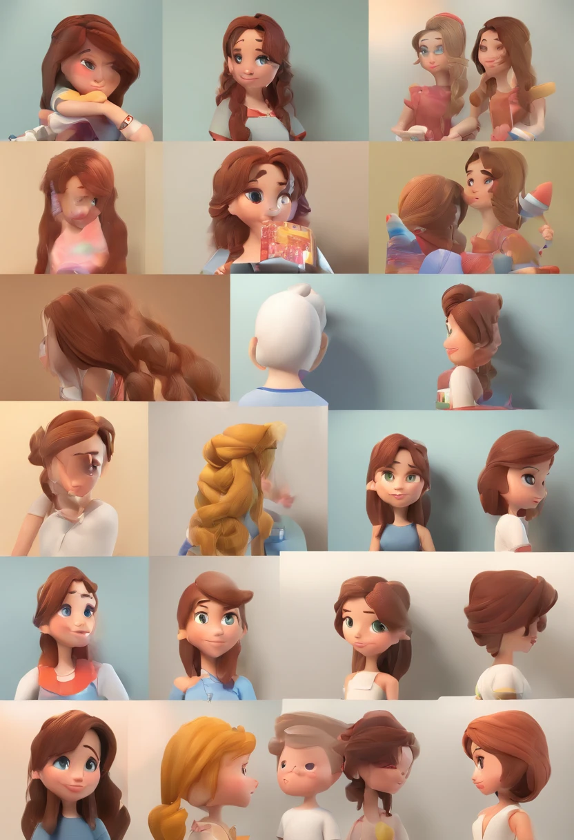 best quality, master part, fotorrealista, extremamente detalhado CG unidade 8k papel de parede, Chibi,1girl, Elsa,sozinho, cheio_corpo, sorrir, Olhando_em_visualizador, ao ar livre,
