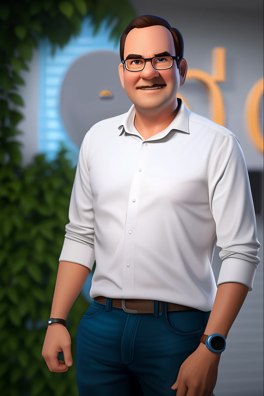 Desenho 3d estilo pixar
