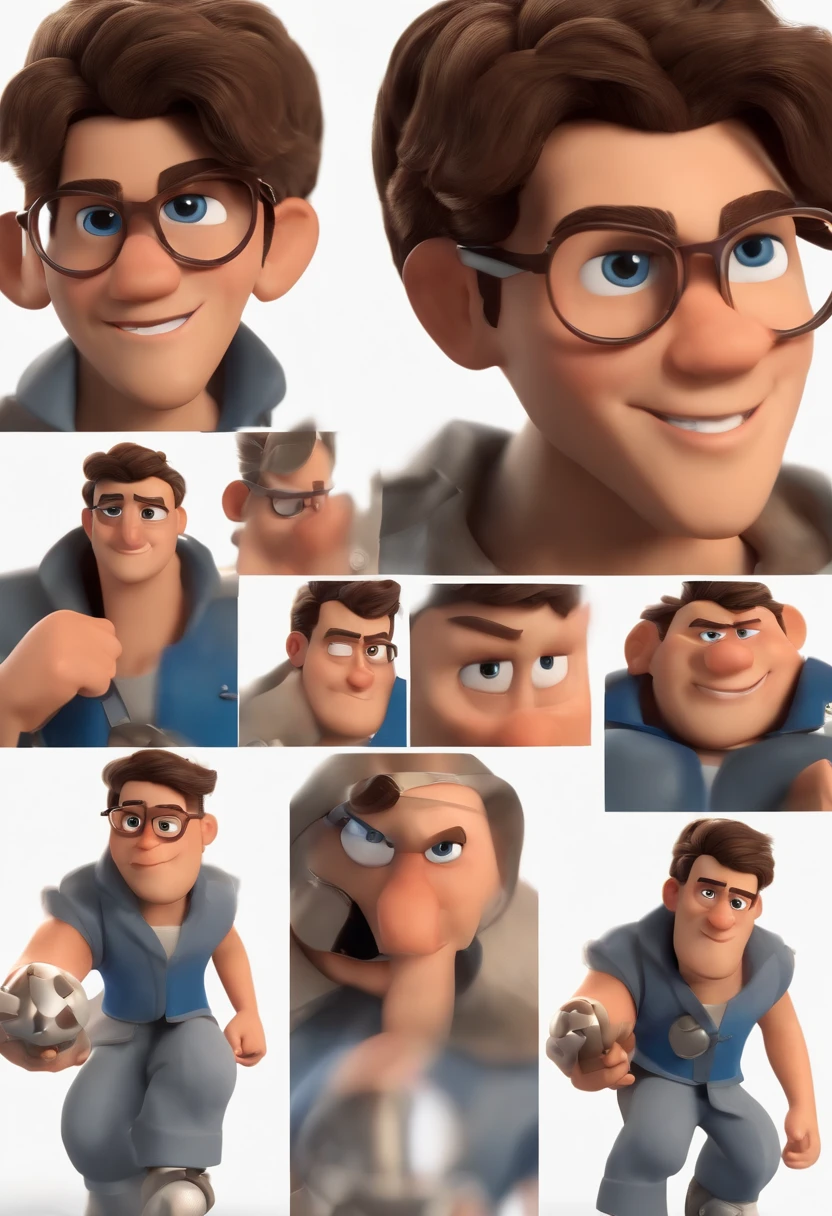 Personagem de desenho animado de um menino de 12 anos de cabelo preto de bucha um pouco altocamisa azul, um personagem animado, Caractere estilizado, animation style rendering, 3D estilizado, Arnold Maya render, 3 d render stylized, toon render keyshot, Personagem 3D, Personagem 3D, 3d rendering stylized, 3 d character render, personagem de desenho animado, Personagem de close up, Pose de personagem, (Estilo Pixar) (master part:1.2) (Bokeh) (best quality) (pele detalhada) (textura detalhada) (8k) (argila) (Cinematic lighting) (foco nítido,Senta e vaza a parte superior do corpo