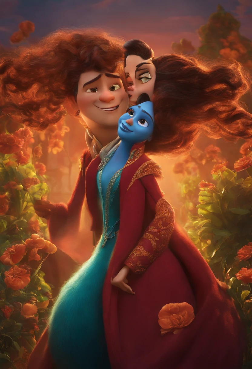 Criar um personagem no estilo pixar dentro de um jaleco. personagem morena