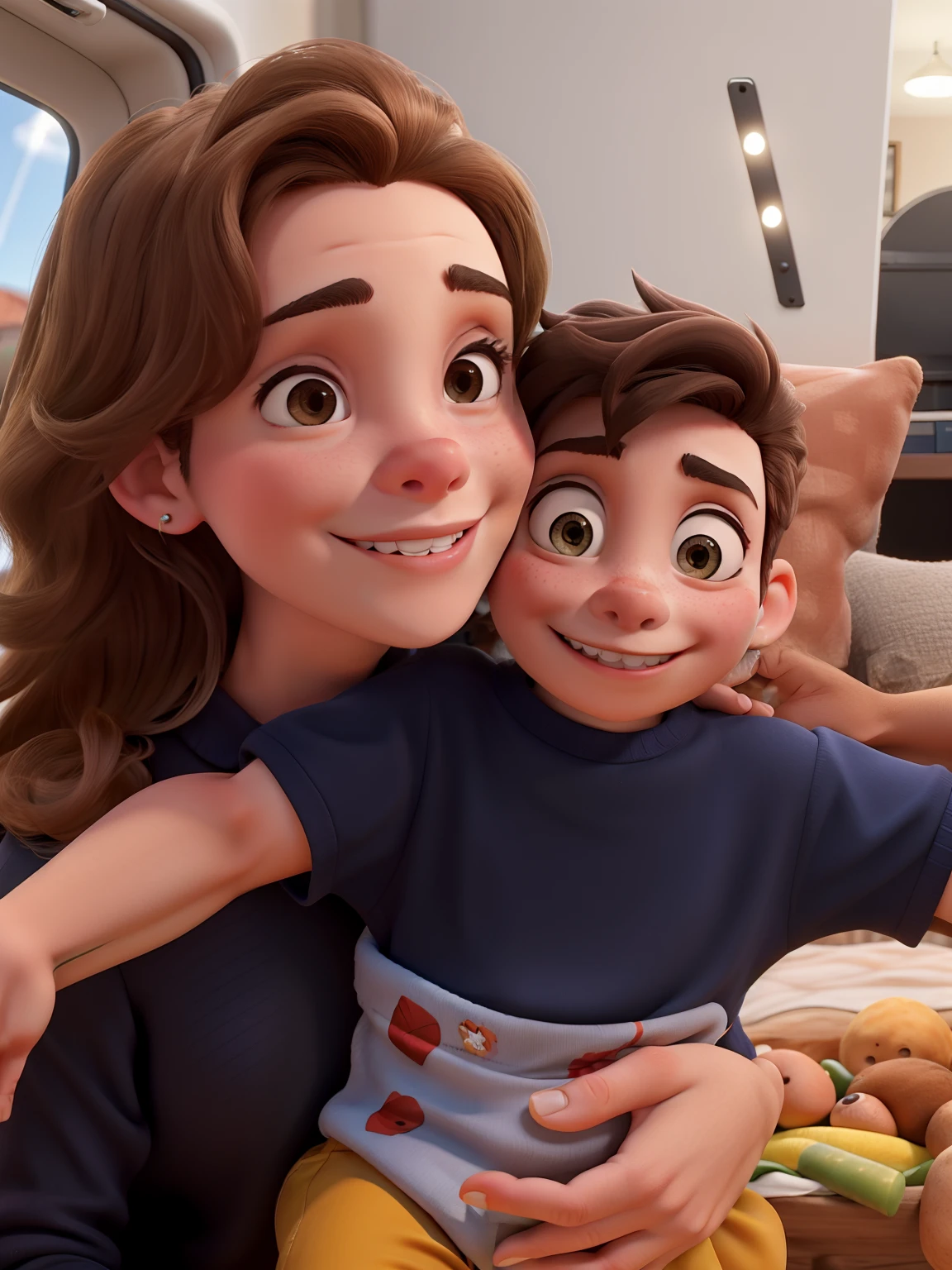 Amanda e seu filho