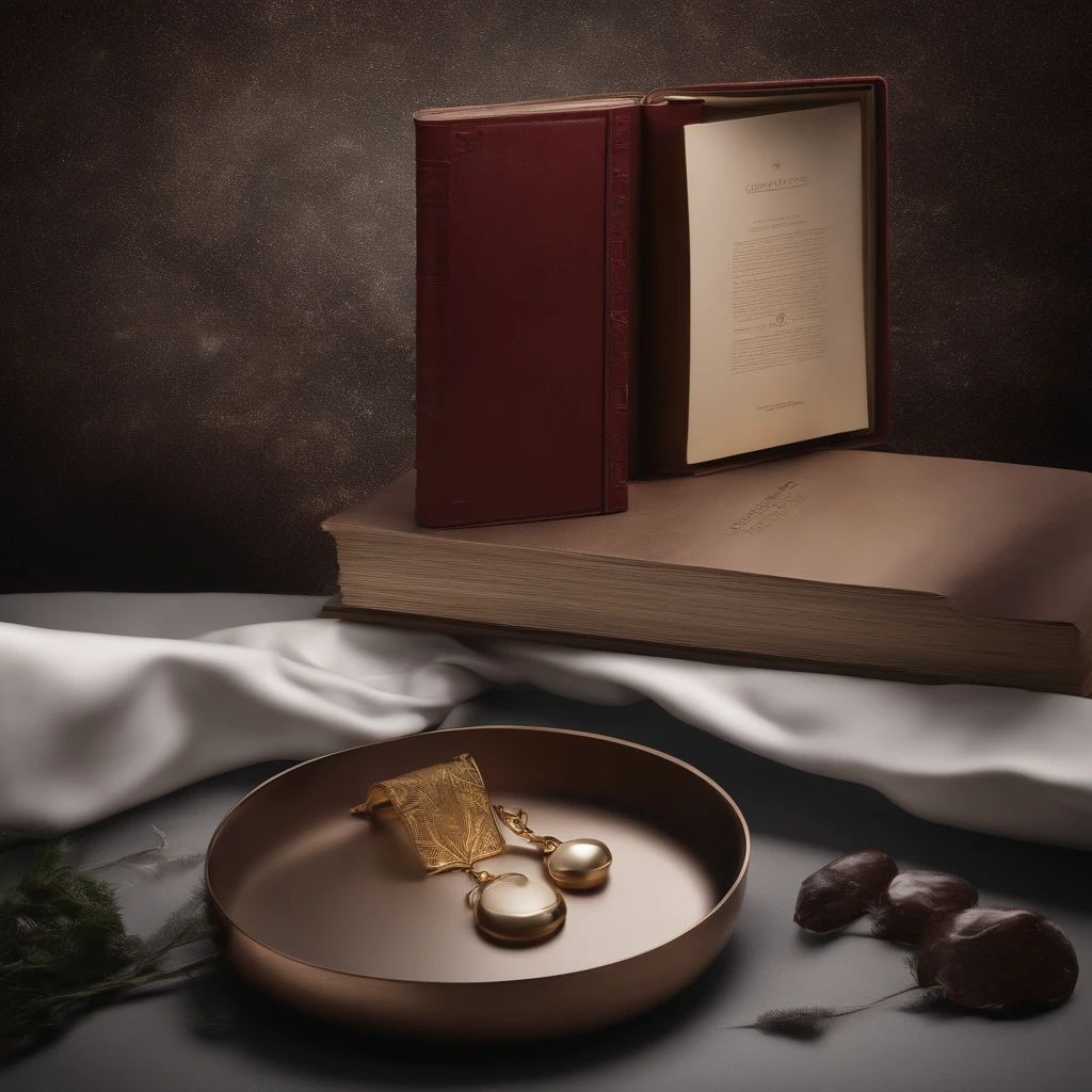 mockup of book of Archetip Mens Cured, background dark luxury ultrarealistic