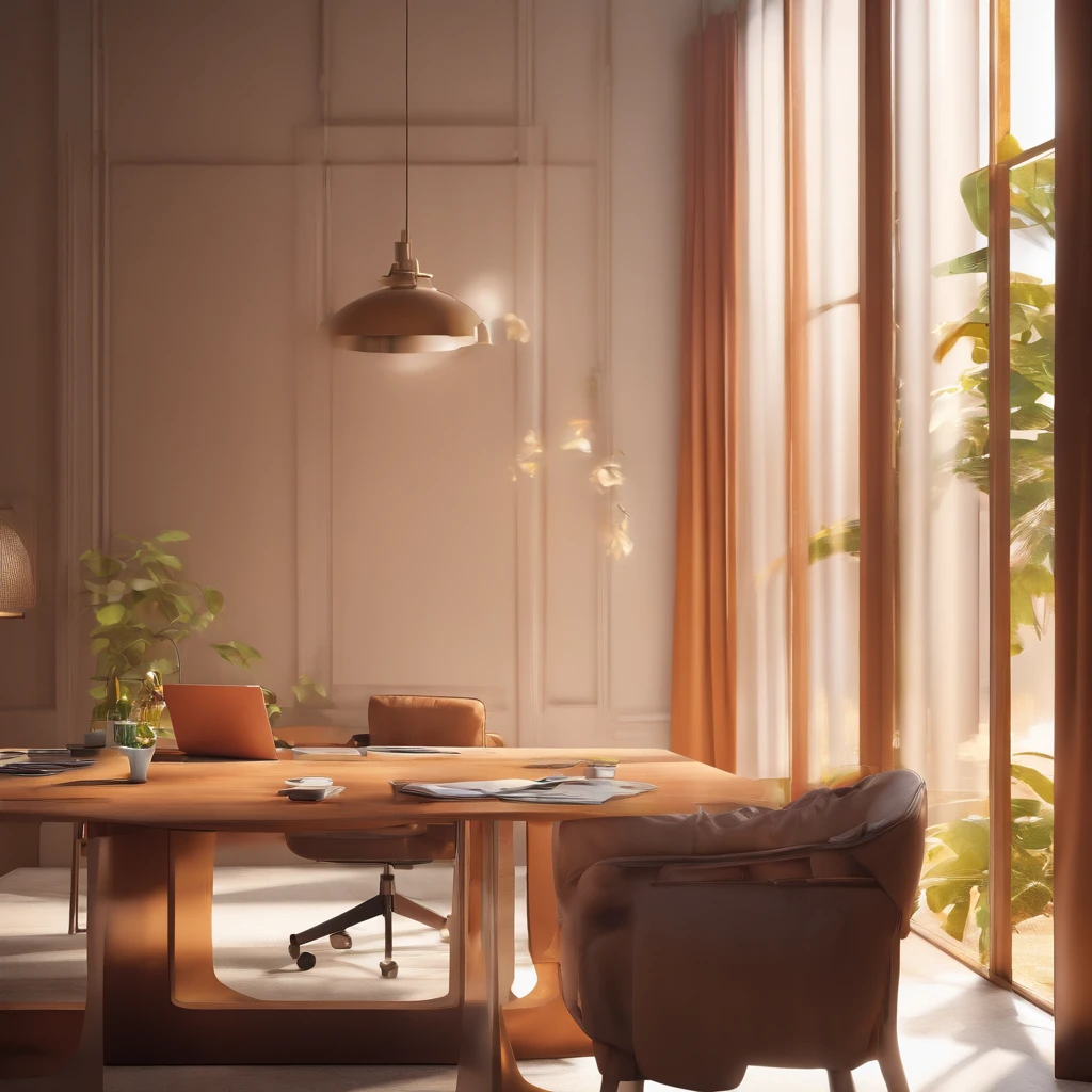 Foto de (Man), .RAW, average beauty man, (short hair, marrom cinza, reto/ondulado), in office, Leaning against the table, Social clothing, Camisa desabotoada, (corpo inteiro :1.3), (master part) (perfect aspect ratio)(Realistic photo)(best quality) (circunstanciado) (8k) (HDR) (papel de parede) (Cinematic lighting) (foco nítido) (intrincado)