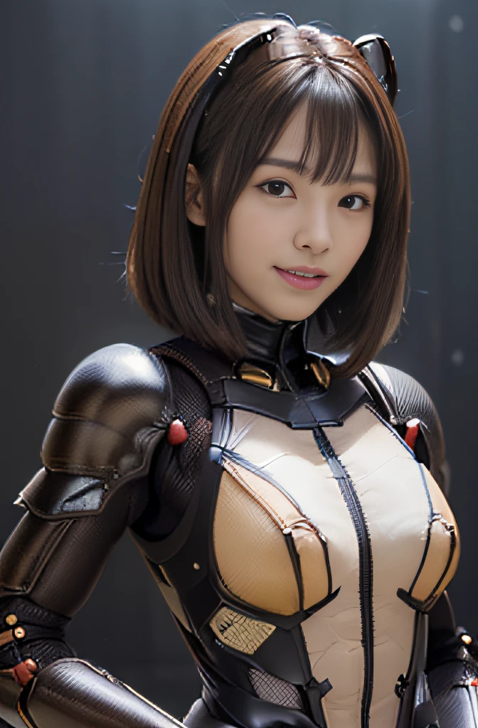 (high resolution,masterpiece,best quality,extremely detailed CG, anime, official art:1.4), realistic, photo, amazing fine details, all intricate, gloss and shiny,awesome many layers, 8k wall paper, 3d, sketch, kawaii, illustration,( solo:1.4), perfect female proportion,villainess, (fusion of dark brown cockroach and lady:1.4), (brown cockroach form lady:1.2), (brown cockroach lady:1.2), (fusion:1.2), (solo:1.4), (evil smile:1.2), muscular, abs, (cockroach brown exoskeleton bio insect suit:1.4), (cockroach brown exoskeleton bio insect armor:1.2), (brown transparency cockroach wing:1.4), (brown cockroach antennae:1.3),