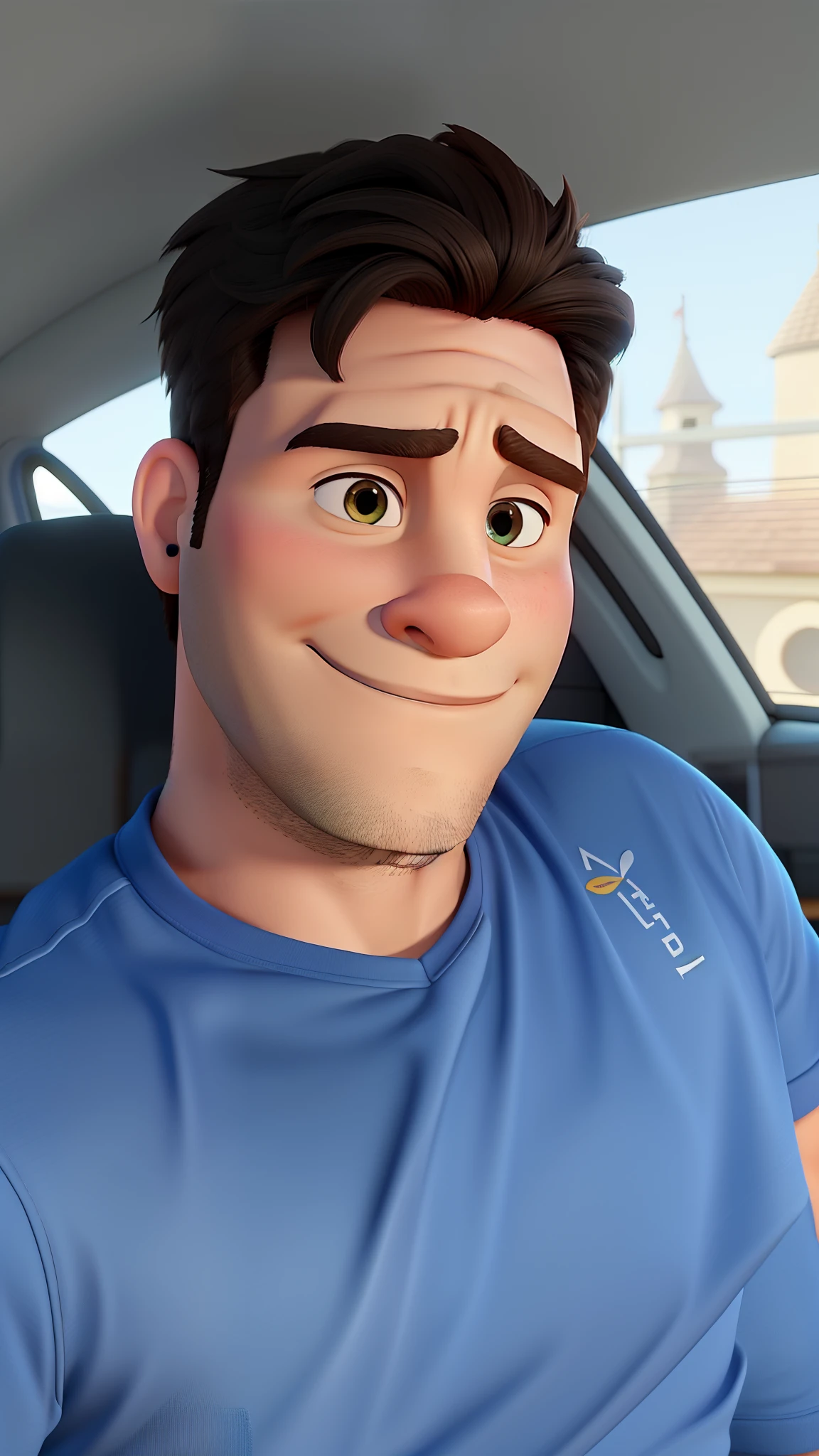 Homem de 20 anos estilo Disney Pixar, alta qualidade, melhor qualidade