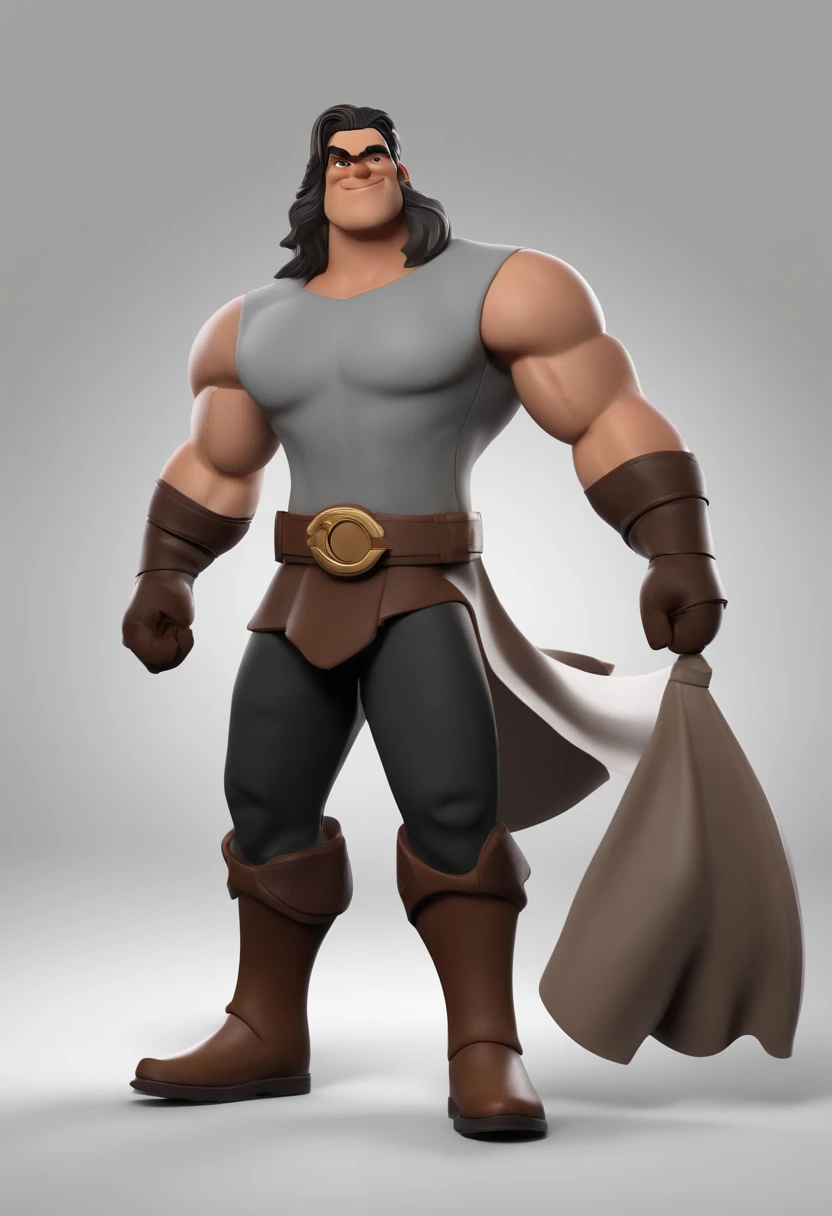 personagem dos desenhos animados de jovem de 25 anos, rosto arredondado, nariz arredondado, wearing grey tinted glasses, pele parda, cabelo preto, usando camisa marrom, brown pants and black boots, segurando uma vassoura, dentro de um banheiro, animation character, Caractere estilizado, animation style rendering, 3D estilizado, Arnold Maya render, 3 d render stylized, toon render keyshot, Personagem 3D, Personagem 3D, 3d rendering stylized, 3 d character render, personagem de desenho animado, Personagem de close up, Pose de personagem, (Estilo Pixar) (master part:1.2) (Bokeh) (best quality) (pele detalhada) (textura detalhada) (8k) (argila) (Cinematic lighting) (foco nítido