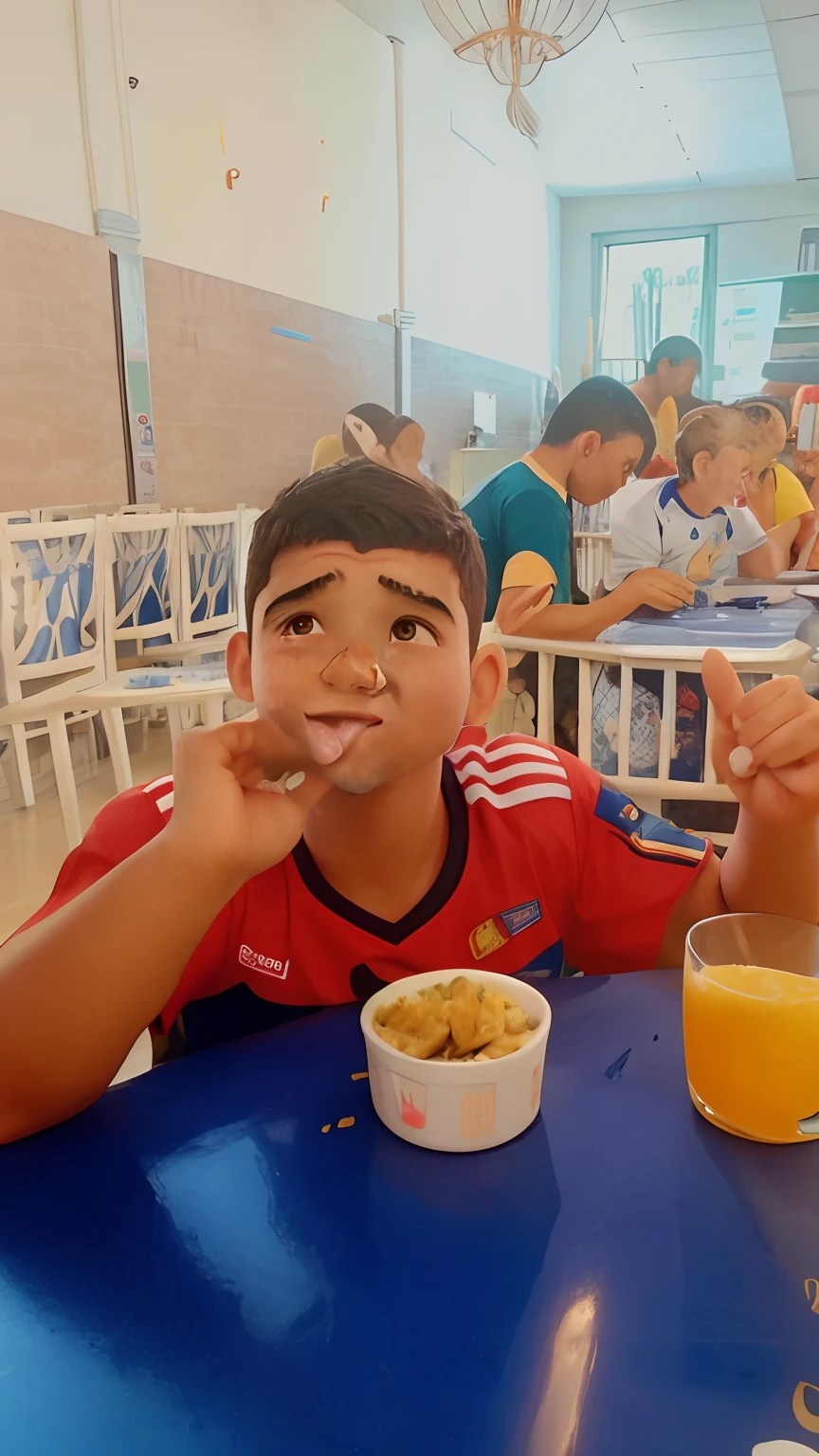 Lucca Silva, Feeding funny and with the football shirt
