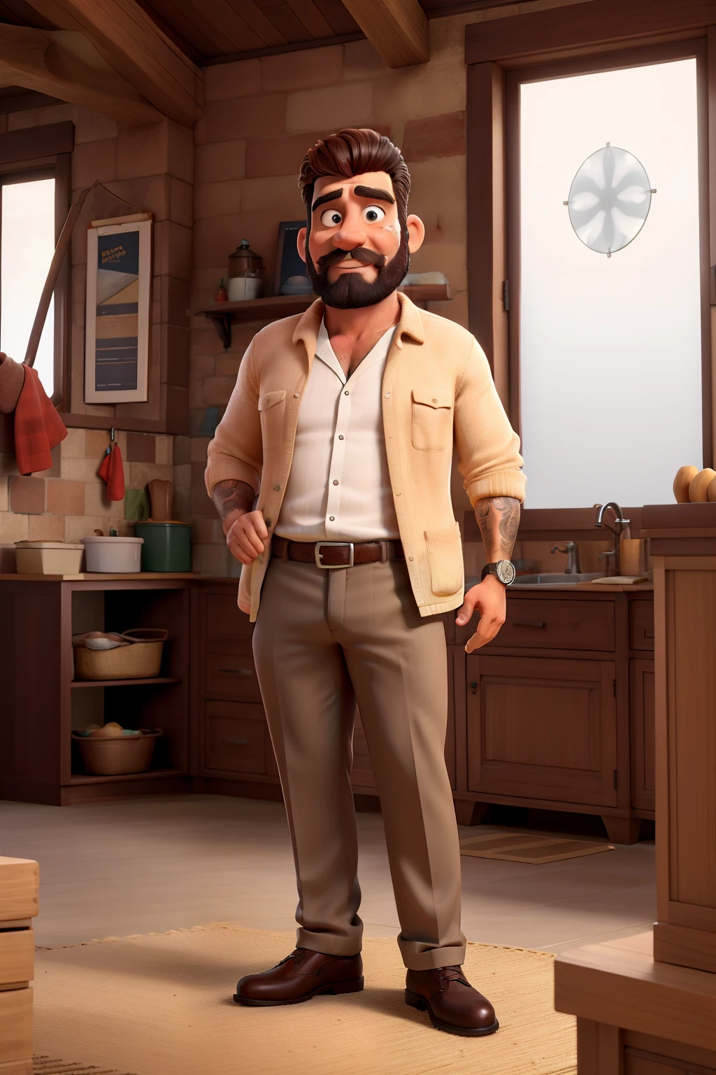 Homem moreno claro sexy 40 anos cabelos crespo enrolafo , batba grisalh bigode 80 kilos , camisa brancara-prima, de melhor qualidade,