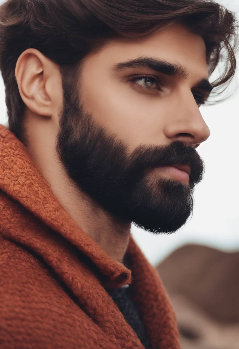 homem de 28 anos com barba bonito