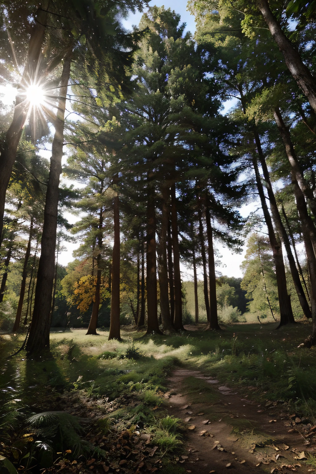 Image réaliste d'un chêne centenaire dans la forêt