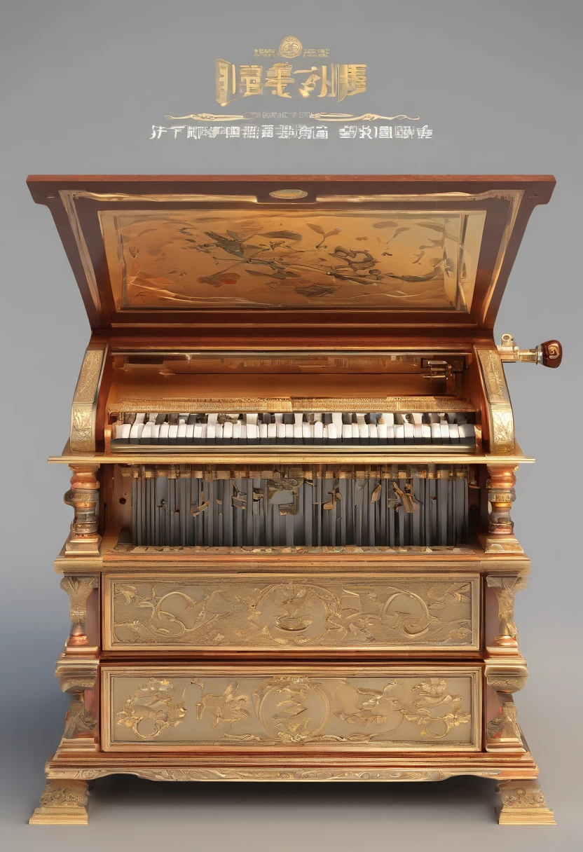 The music box plus the Quanzhou South music instrument has the function of sharpening the pencil knife