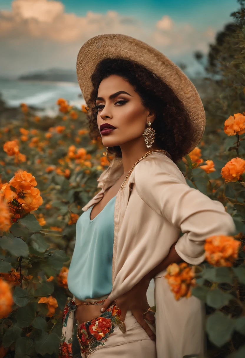 Cantora e influencie Jojo Todynho,com olhar apreensivo
