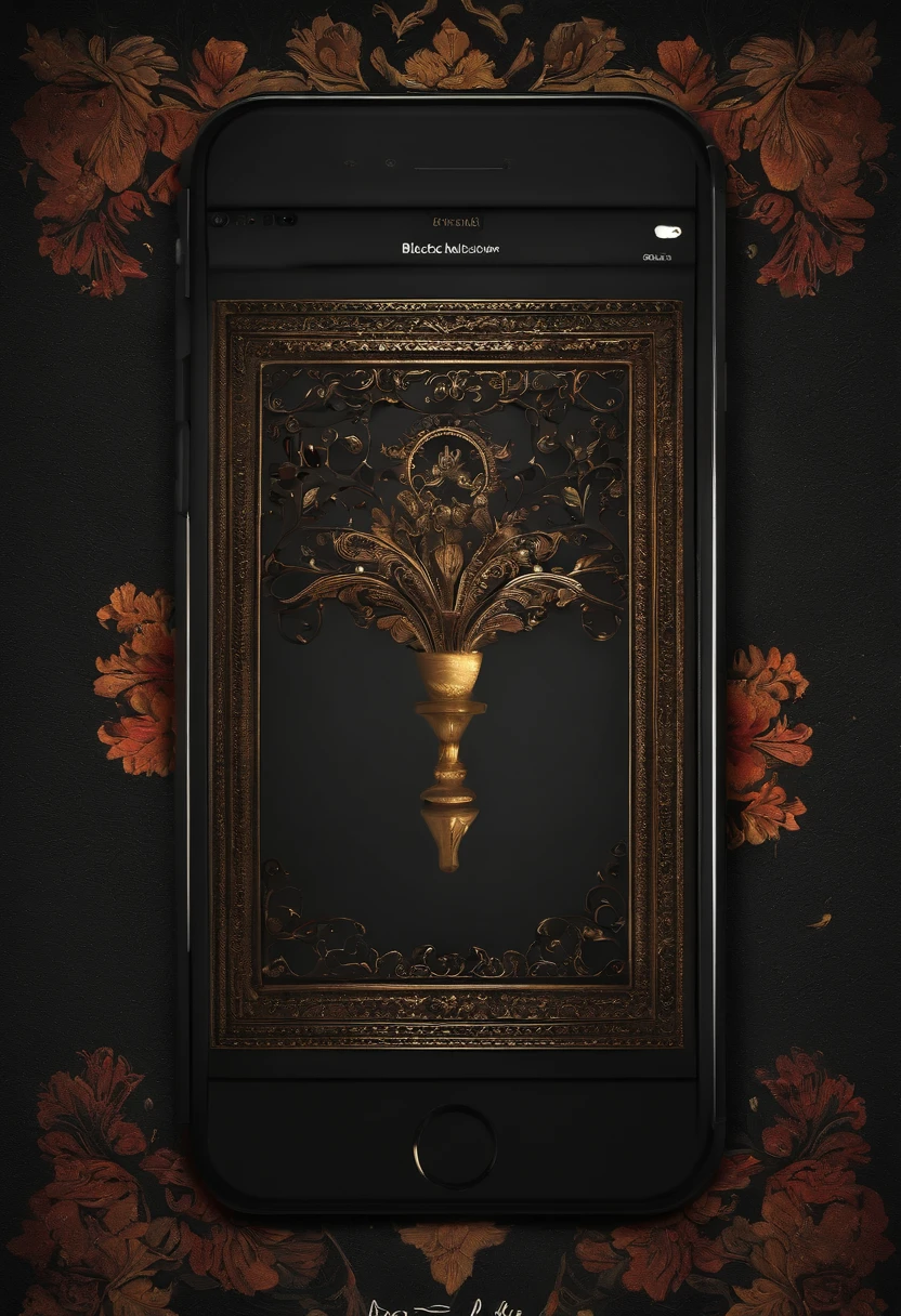 black iphone