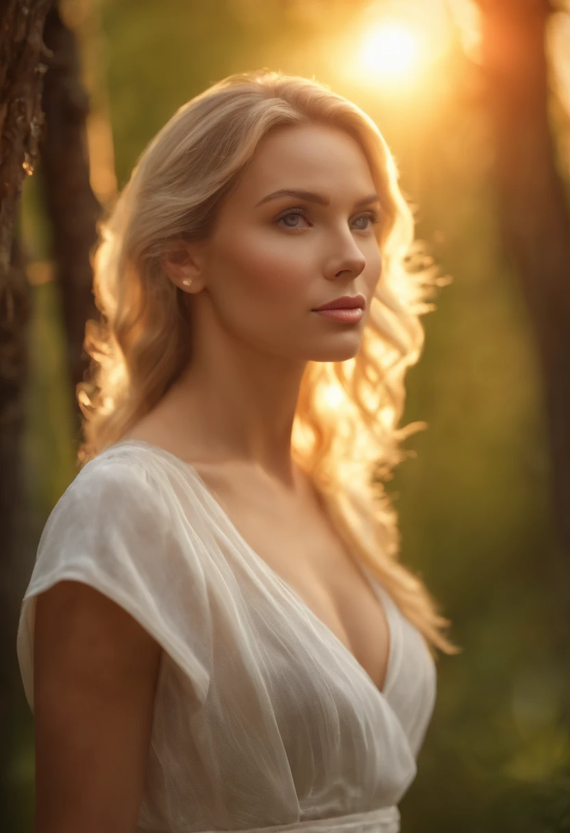 Nude blonde girl