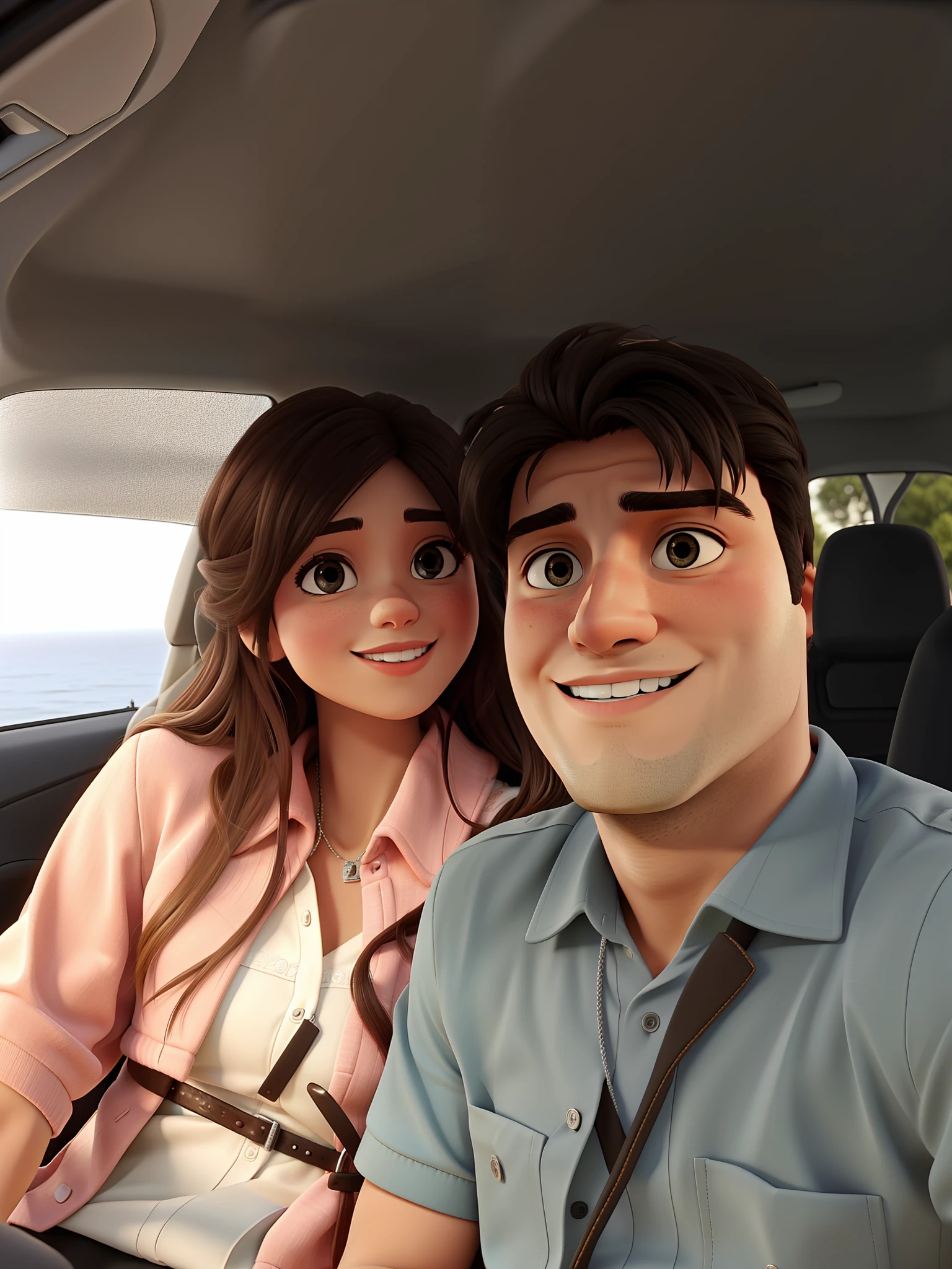 casal no carro