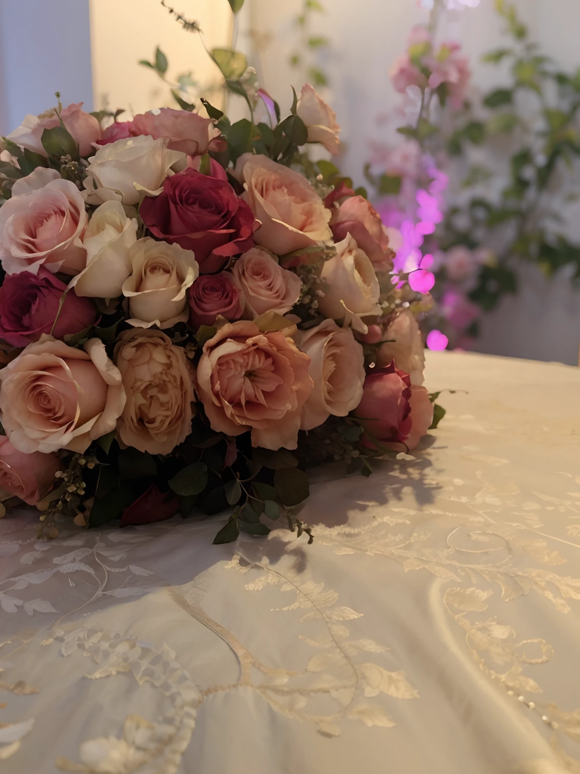 Arranjo Flores rosa