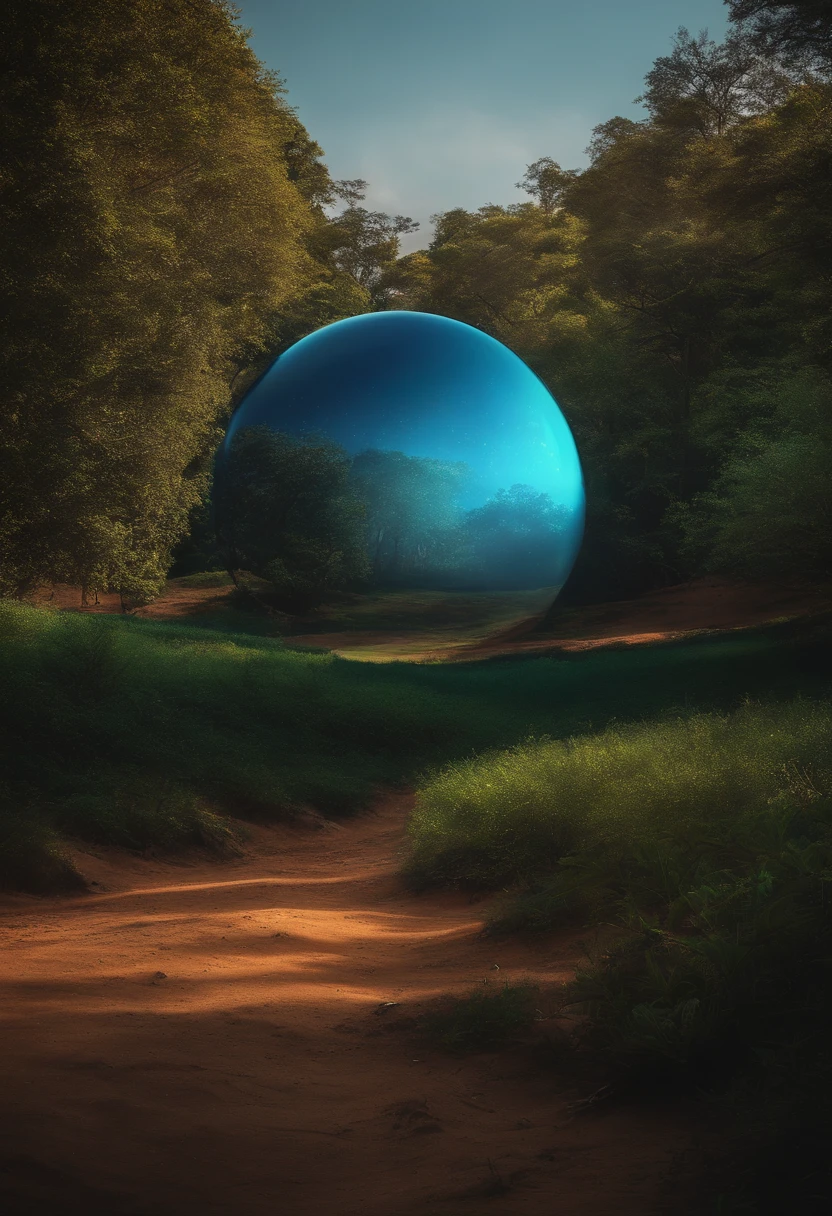 Cria a imagem de um site de forma a criar um holograma, chegando a terra