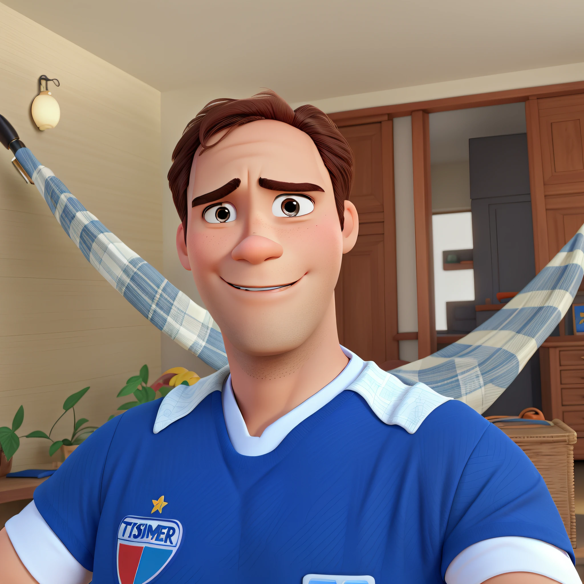 Um homem estilo disney pixar, alta qualidade, melhor qualidade